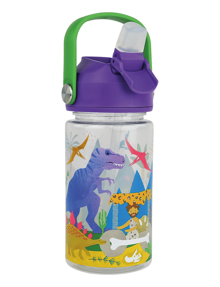 Floss & Rock - Dino Tritan Drinks Bottle - madalaimad hinnad - green - 1