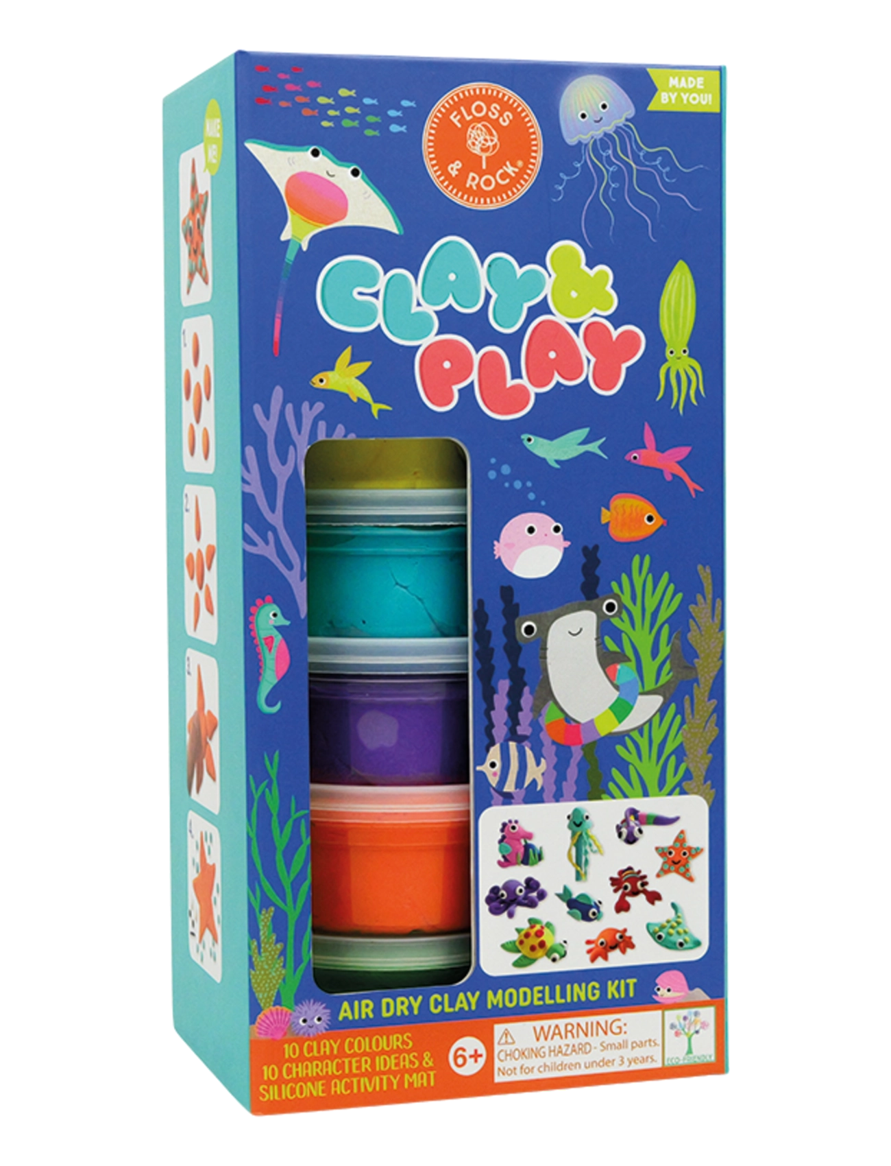 Floss & Rock Ocean Clay & Play - Hobbyartikler - BLUE / multi