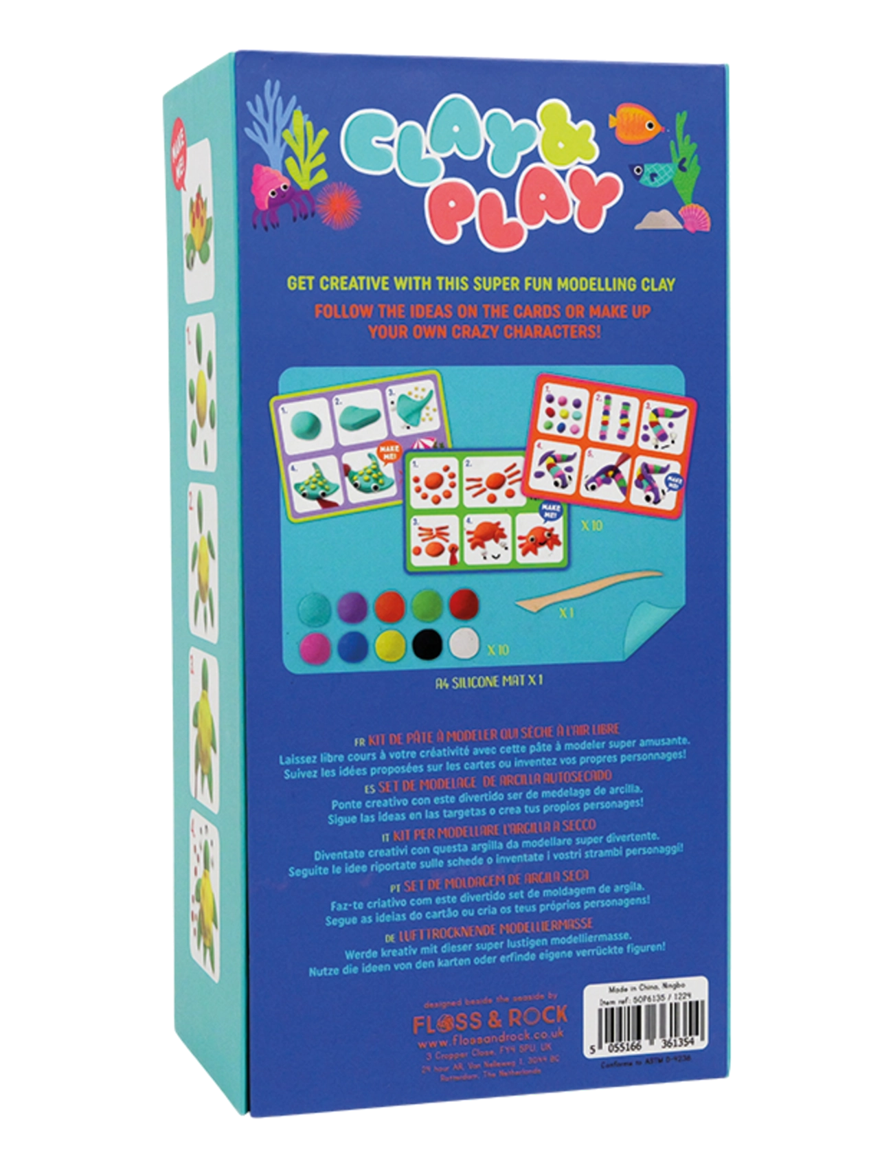 Floss & Rock - Ocean Clay & Play - gifts below 50€ - blue - 1