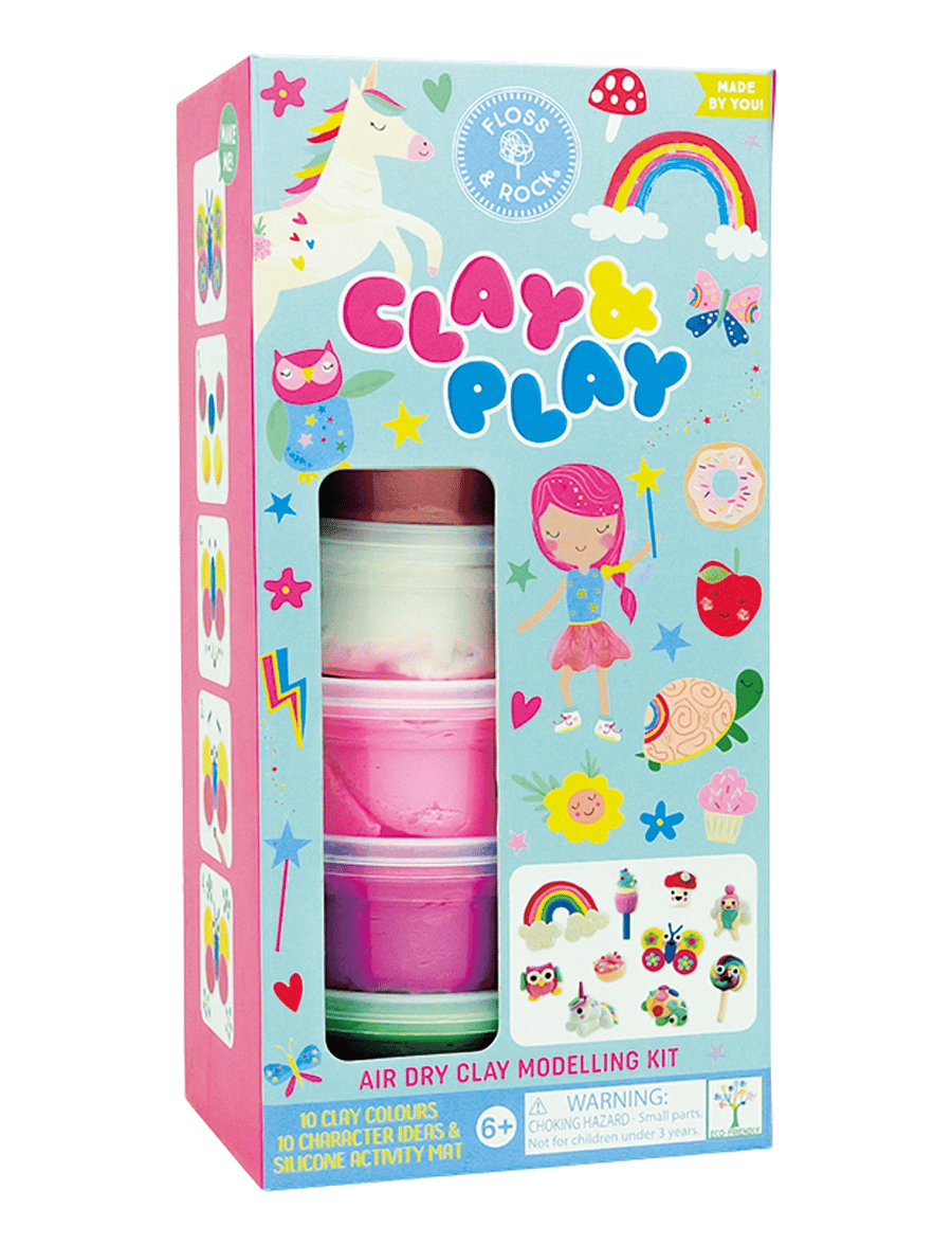 Floss & Rock - Rainbow Fairy Clay & Play - rainbow - 0