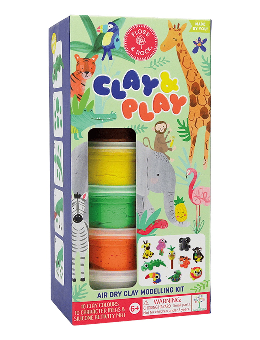Floss & Rock - Jungle Clay & Play - green - 0