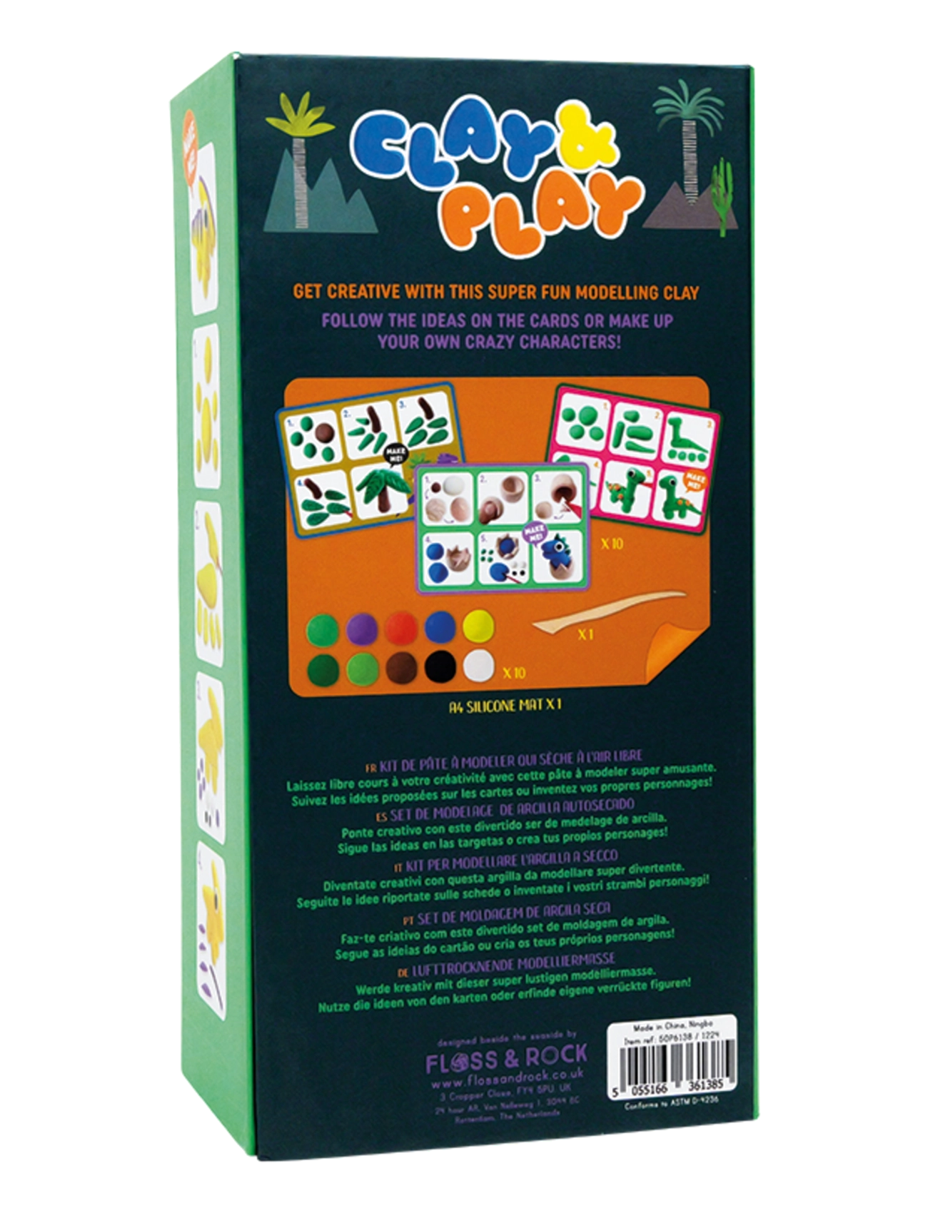 Floss & Rock - Dino Clay & Play - green - 2
