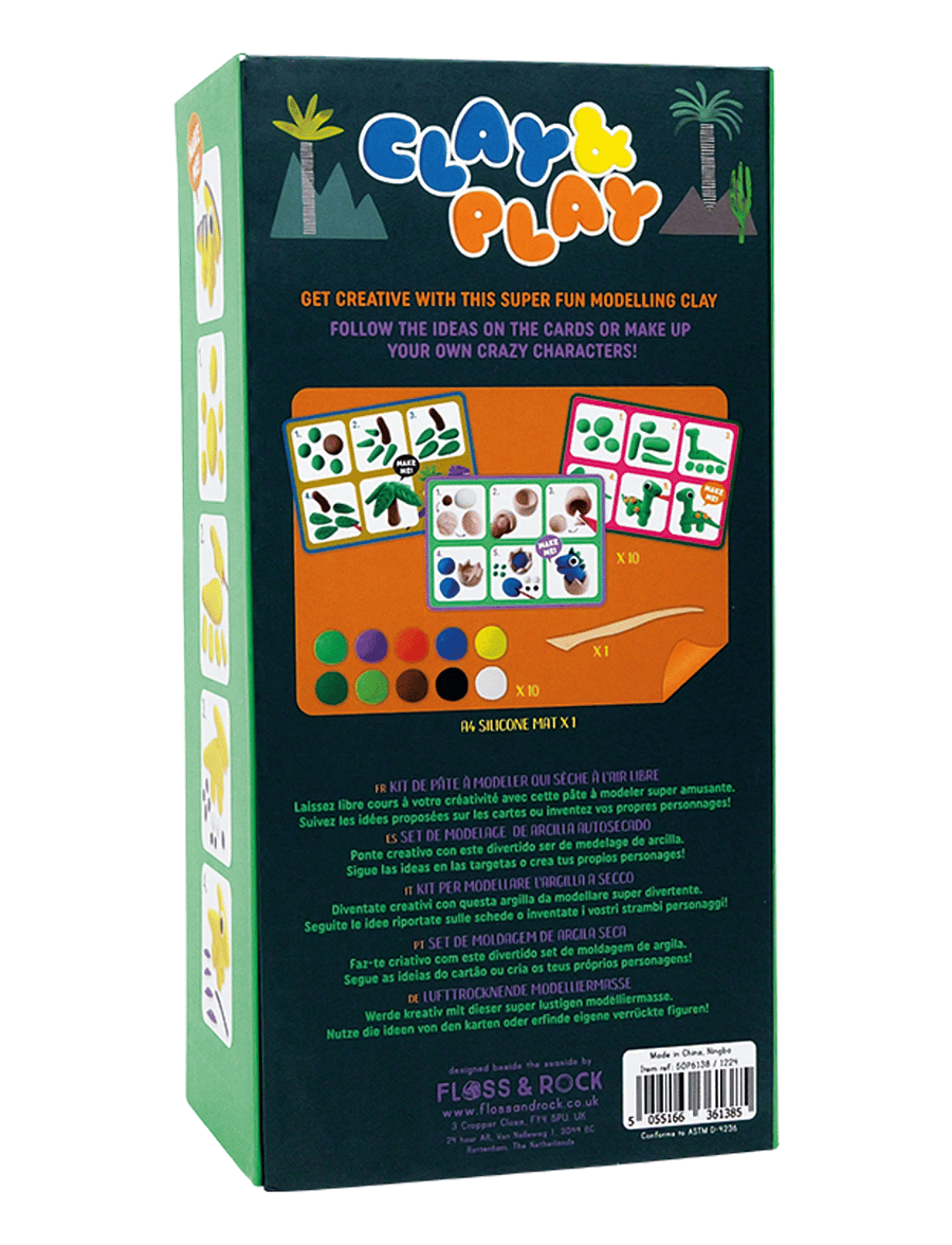 Floss & Rock - Dino Clay & Play - green - 2
