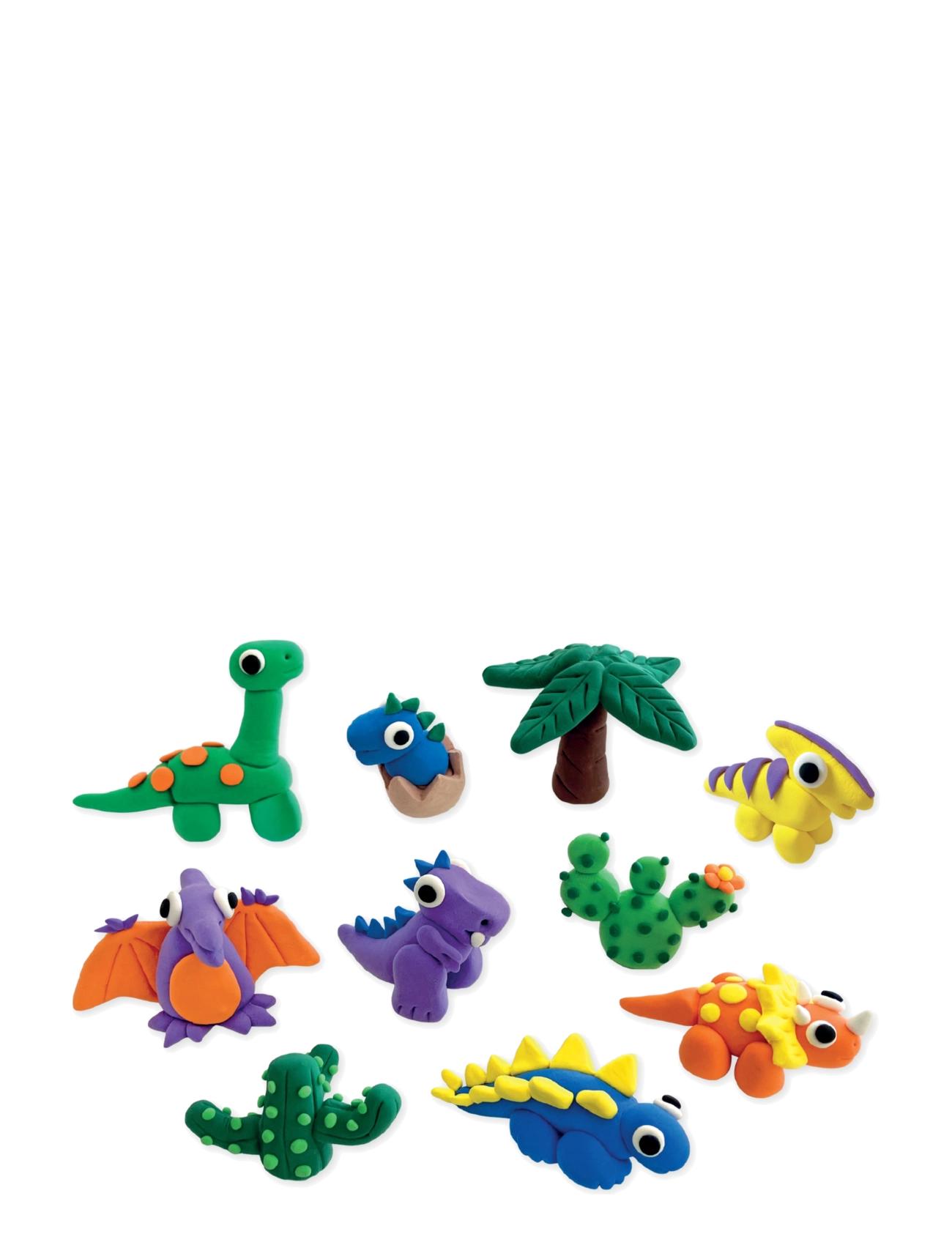 Floss & Rock - Dino Clay & Play - green - 5