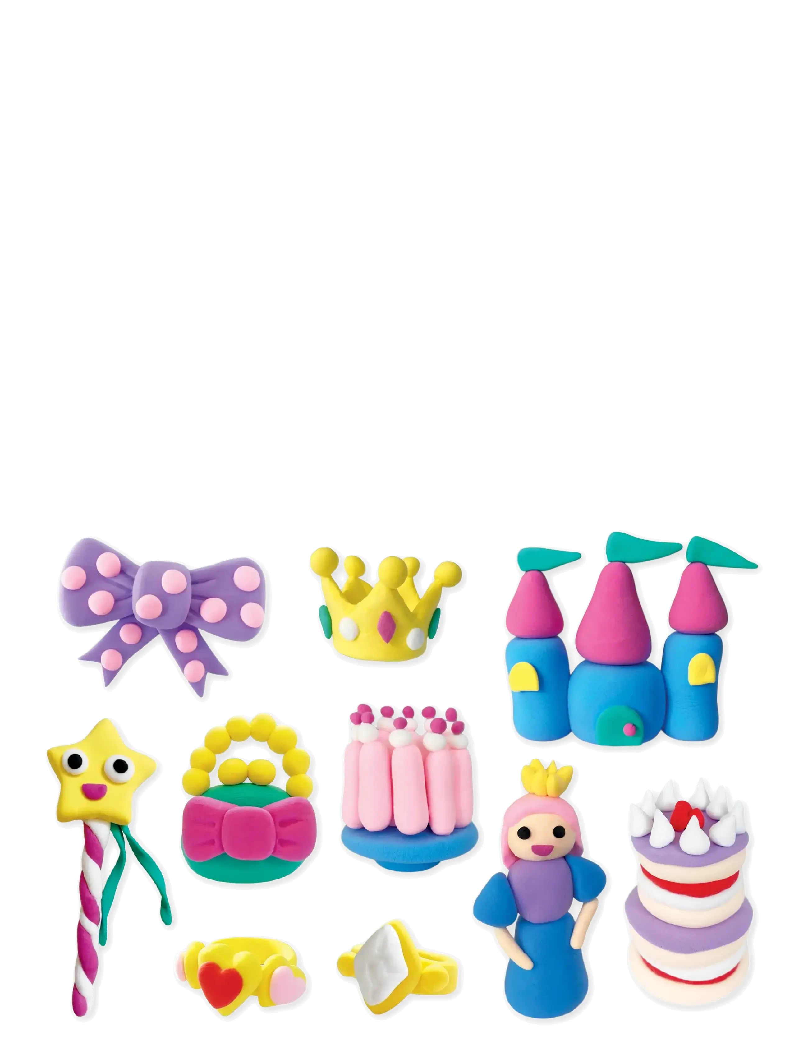 Floss & Rock - Clay & Play - Princess - kreasæt - pink - 2