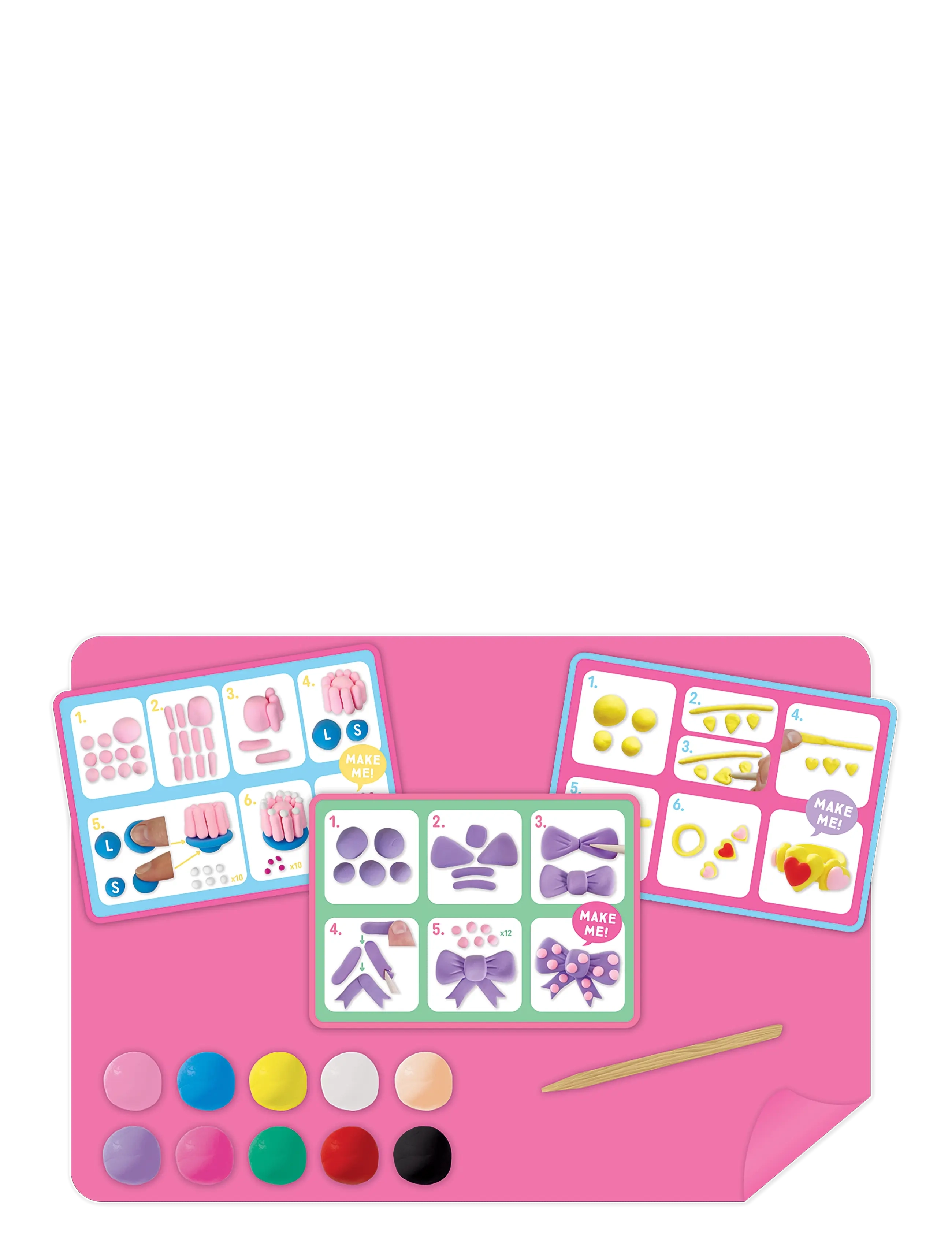 Floss & Rock - Clay & Play - Princess - kreasæt - pink - 3