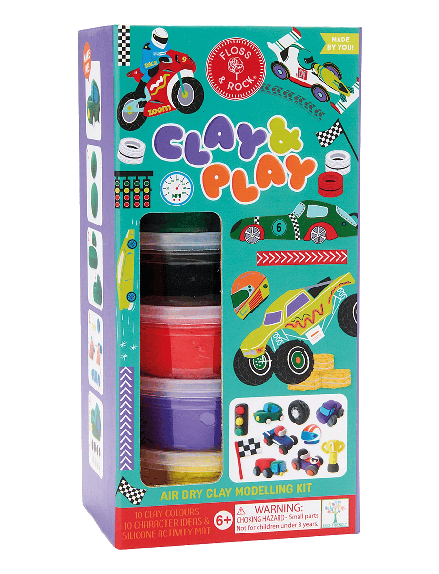 Floss & Rock - Clay & Play - Cars - red - 1