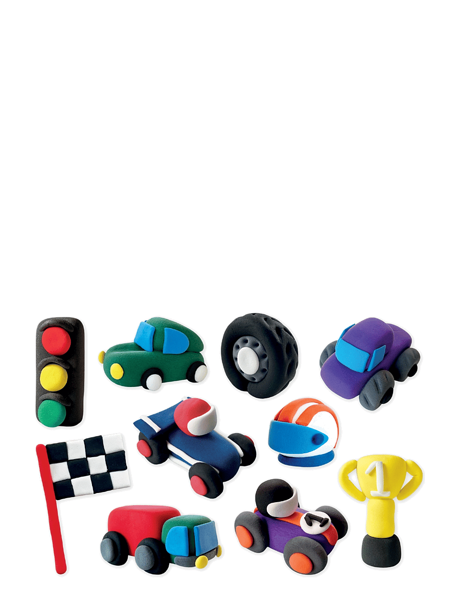 Floss & Rock - Clay & Play - Cars - red - 5