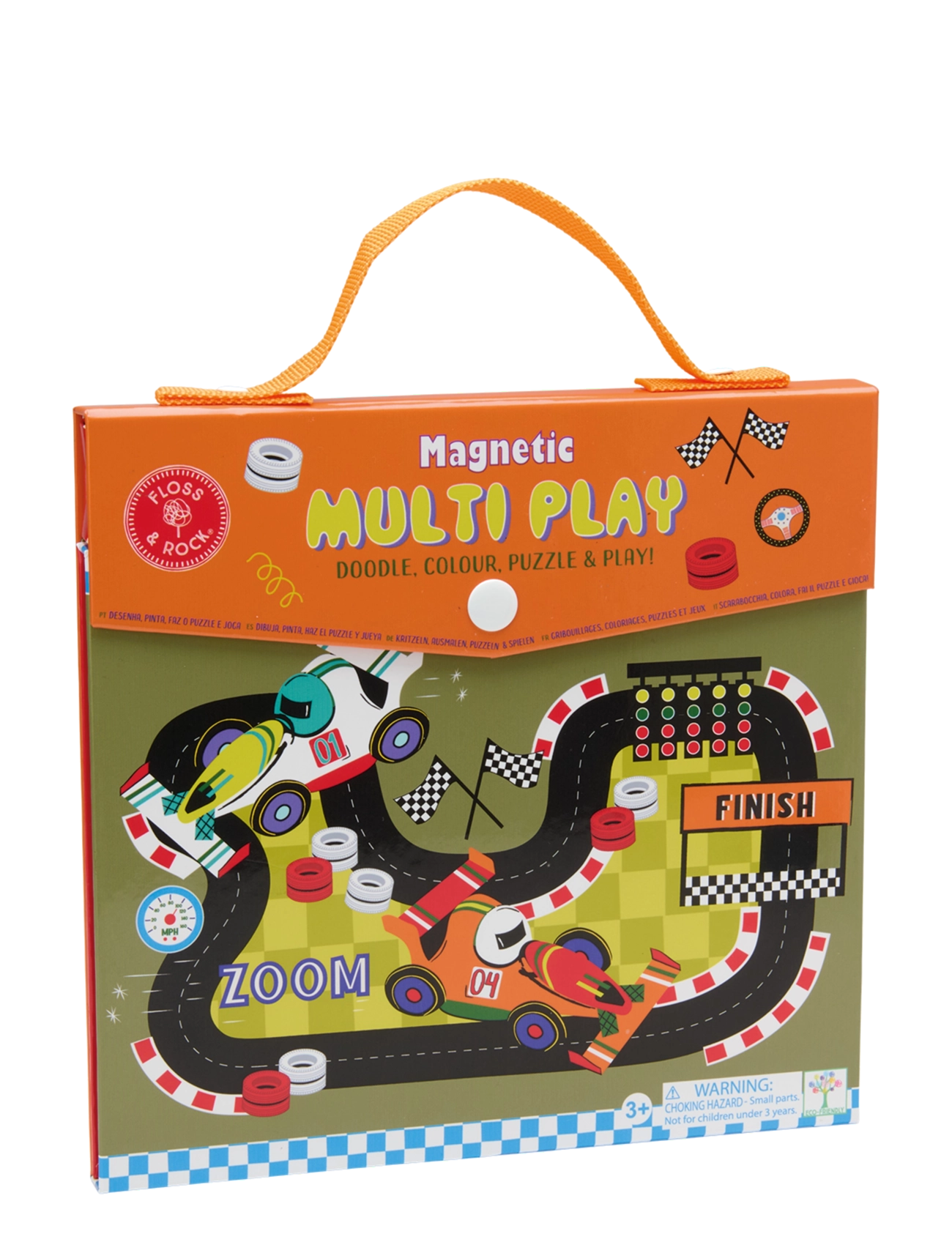 Floss & Rock Magnetic Multi Play - Cars - Zīmēšana - RED / red