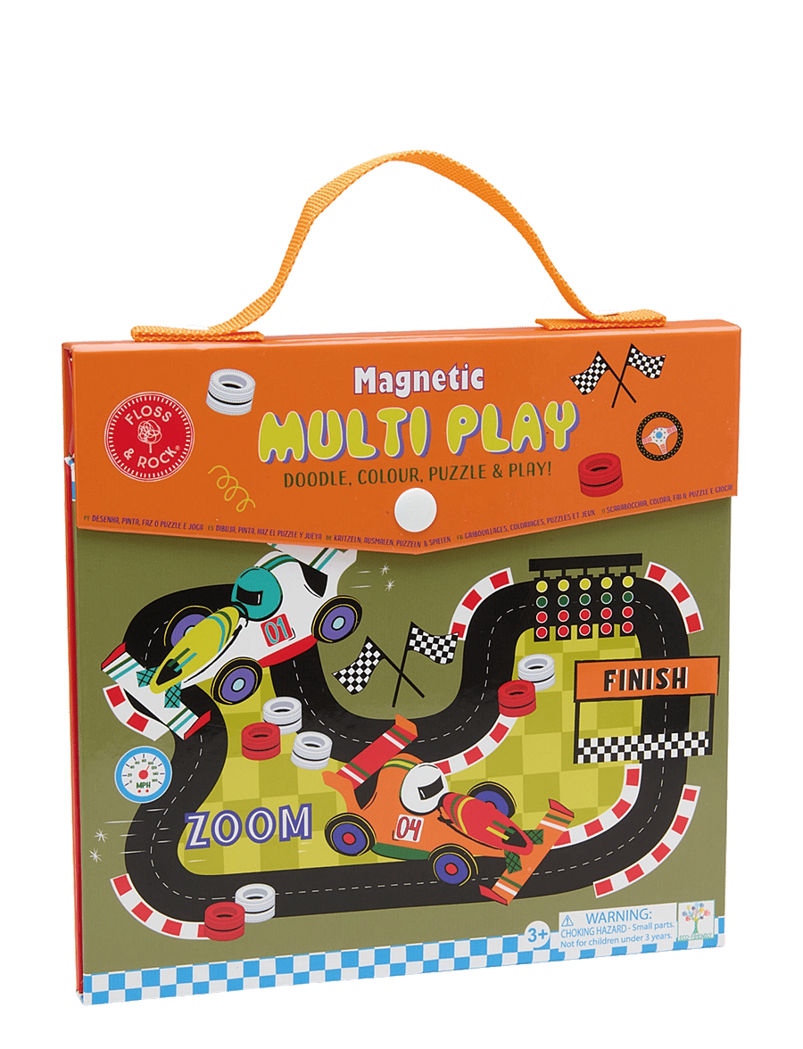 Floss & Rock - Magnetic Multi Play - Cars - red - 1