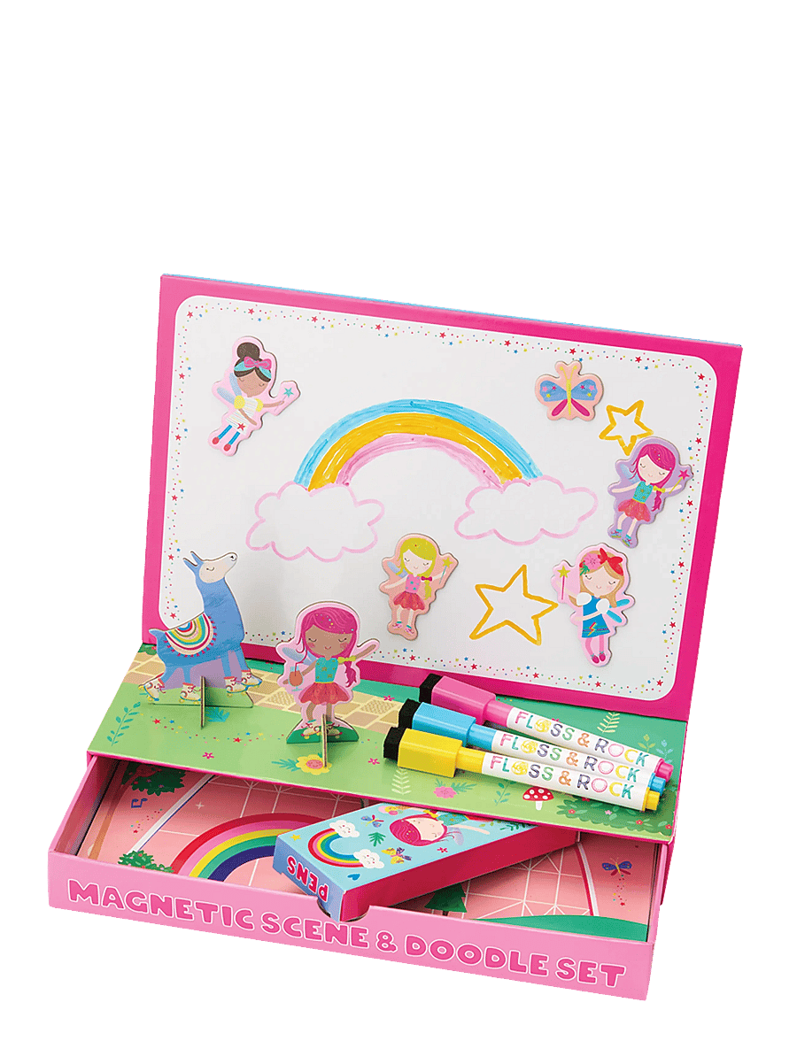 Floss & Rock - Magnetic Scene & Doodle Set - Rainbow Fairy - rainbow - 0