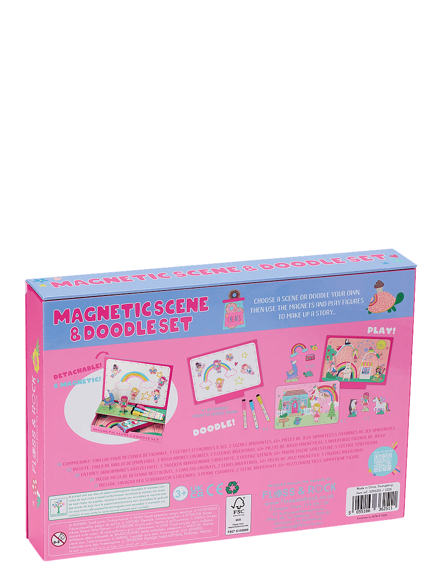 Floss & Rock - Magnetic Scene & Doodle Set - Rainbow Fairy - rainbow - 1