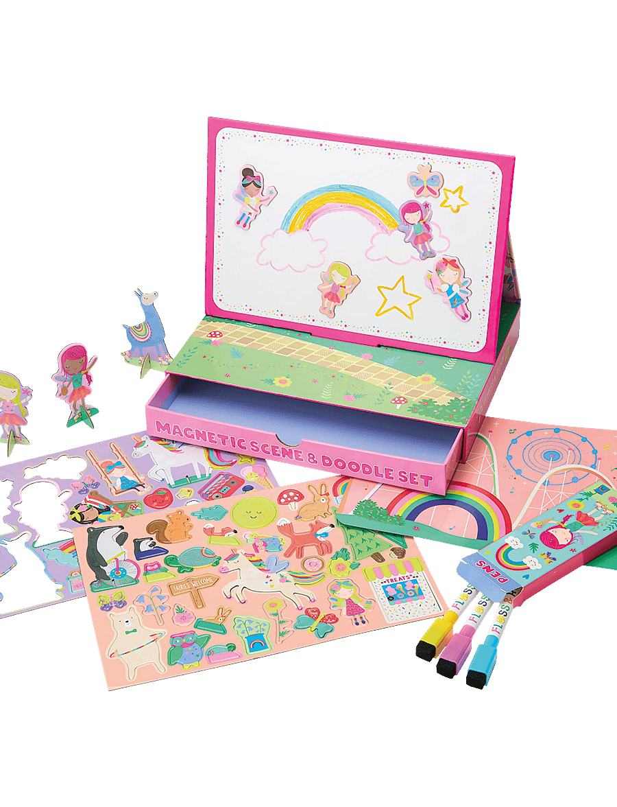 Floss & Rock - Magnetic Scene & Doodle Set - Rainbow Fairy - bastelset - rainbow - 0