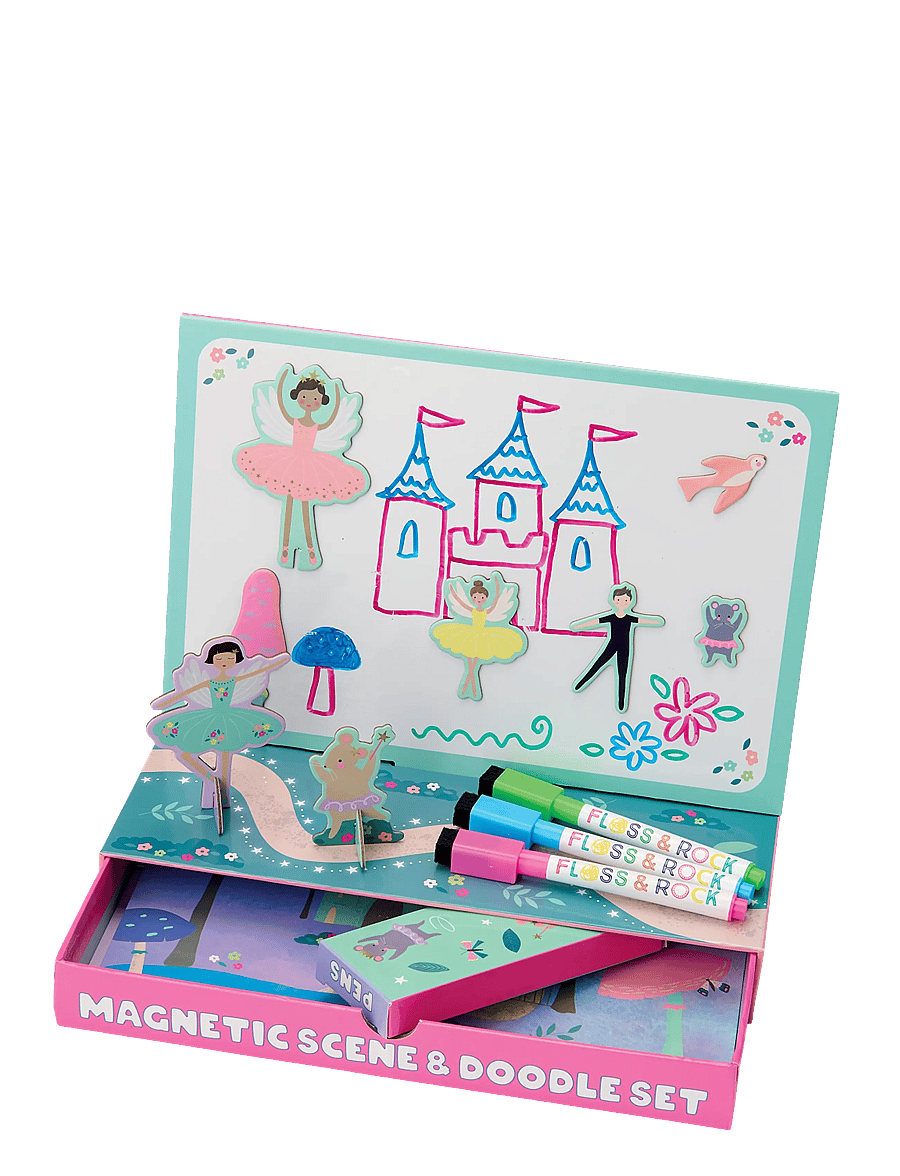 Floss & Rock - Magnetic Scene & Doodle Set - Enchanted - purple - 0