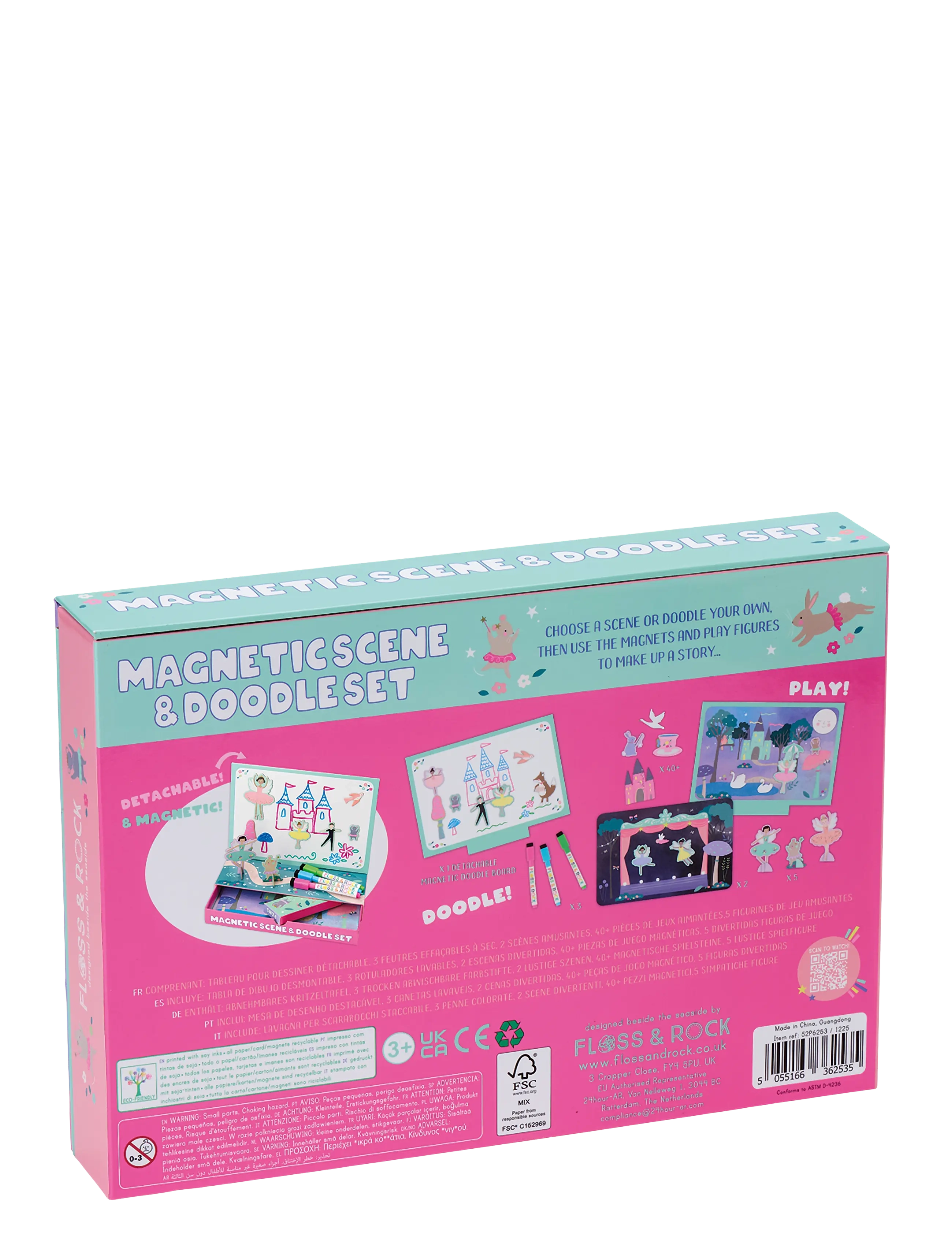 Floss & Rock - Magnetic Scene & Doodle Set - Enchanted - purple - 1