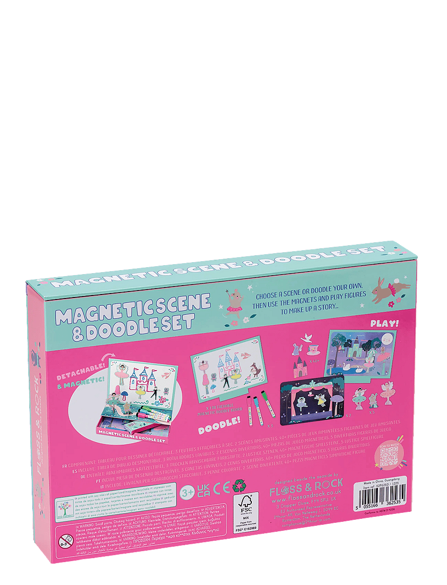 Floss & Rock - Magnetic Scene & Doodle Set - Enchanted - purple - 1