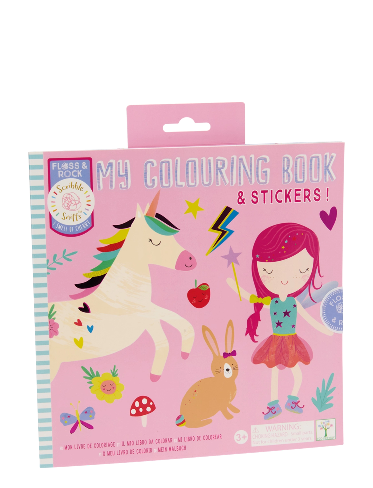 Floss & Rock My Colouring Book - Rainbow Fairy - Hobbyartikler - RAINBOW / pink/rose