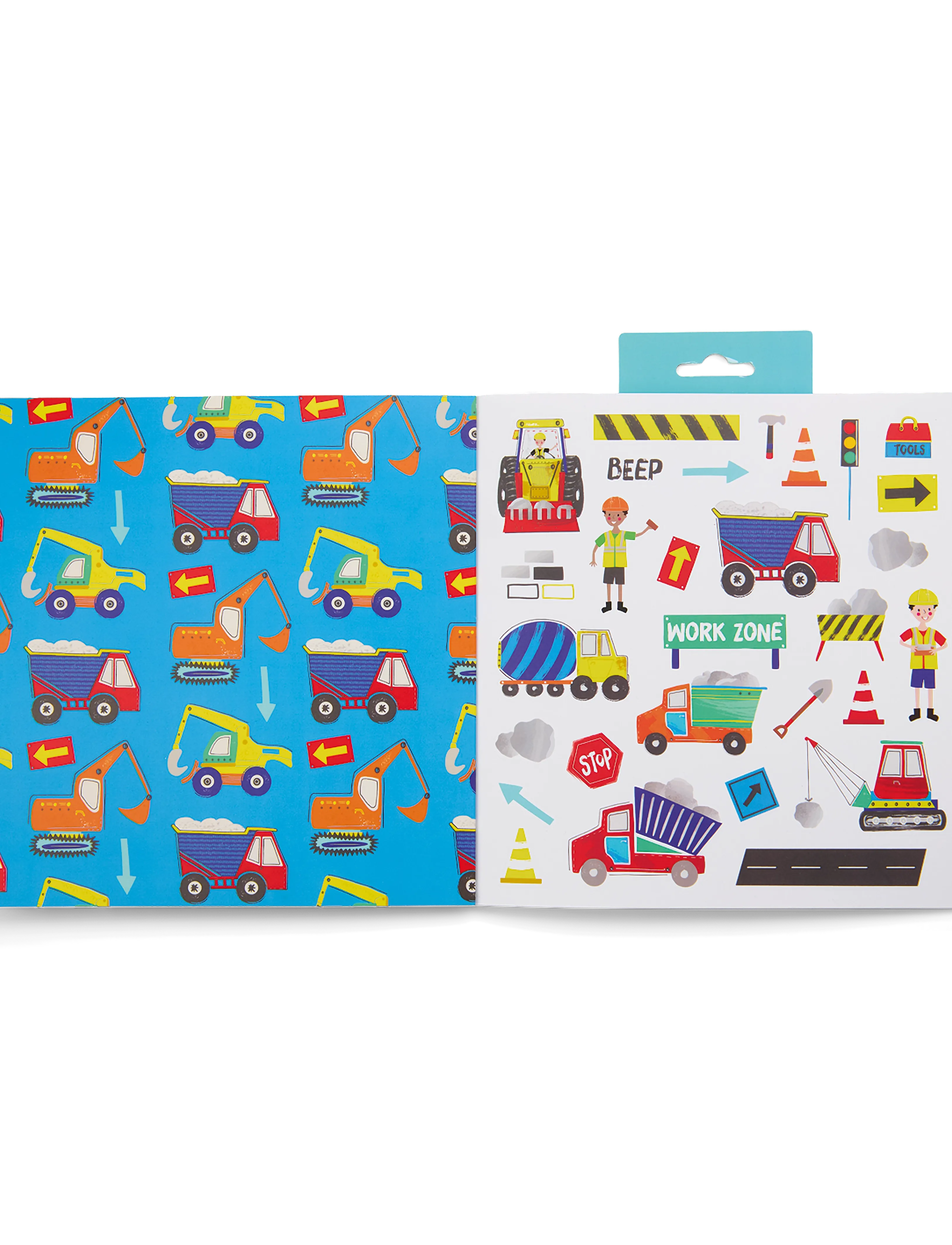Floss & Rock - My Colouring Book - Construction - mal- & bastelbücher - yellow - 0