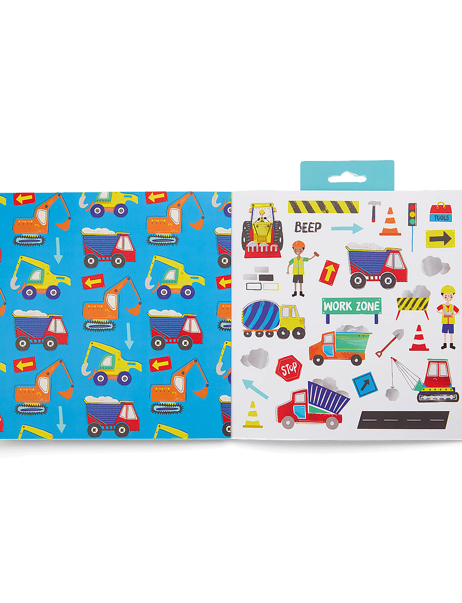 Floss & Rock - My Colouring Book - Construction - mal- & bastelbücher - yellow - 0