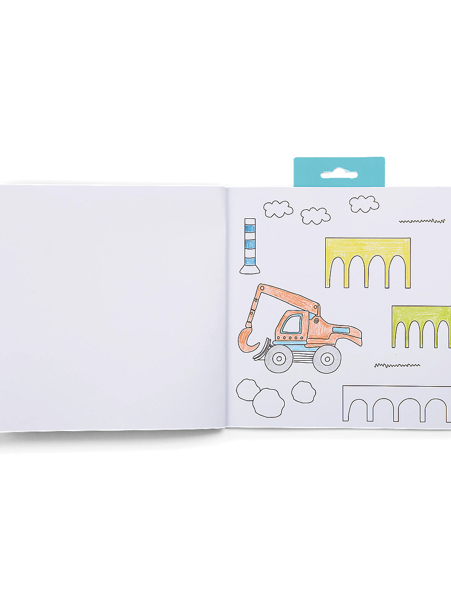 Floss & Rock - My Colouring Book - Construction - mal- & bastelbücher - yellow - 3