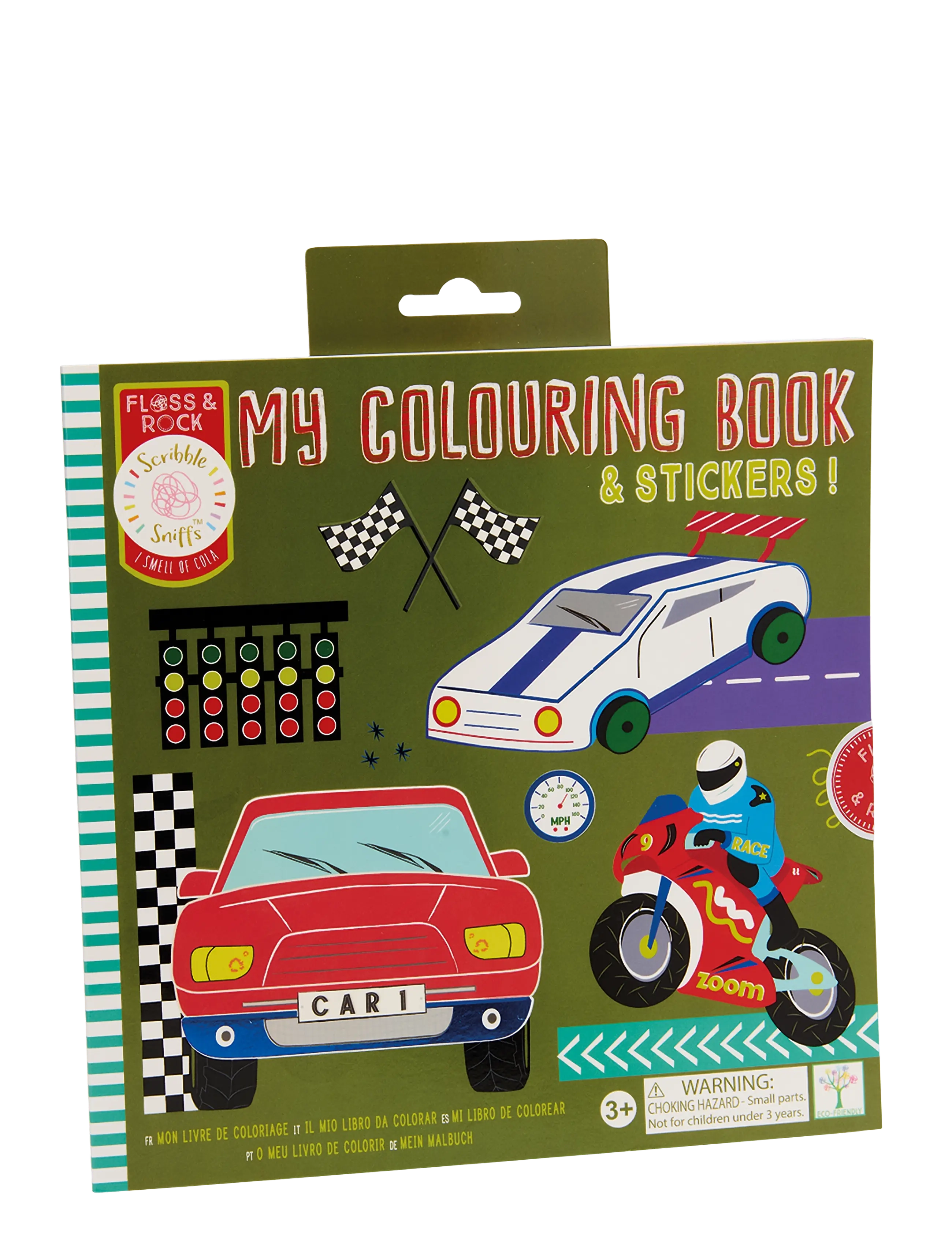 Floss & Rock My Colouring Book - Cars - Spielzeug 3-5 Jahre - RED / multi