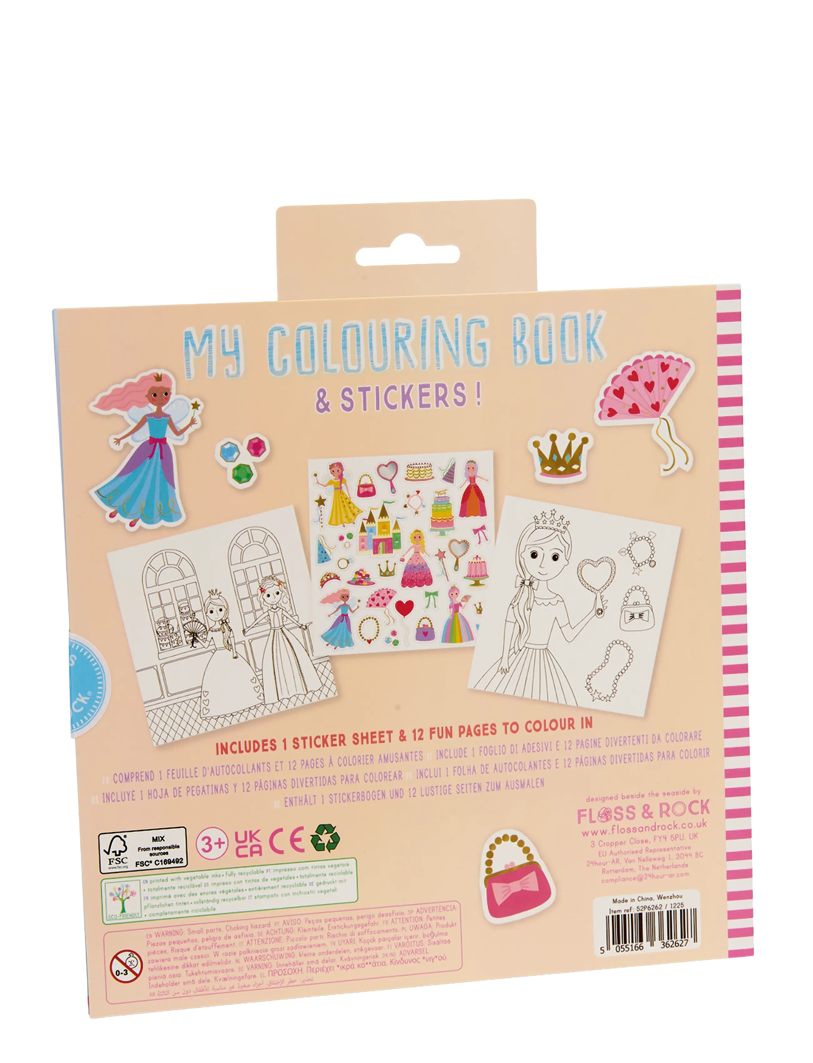 Floss & Rock - My Colouring Book - Princess - pink - 1