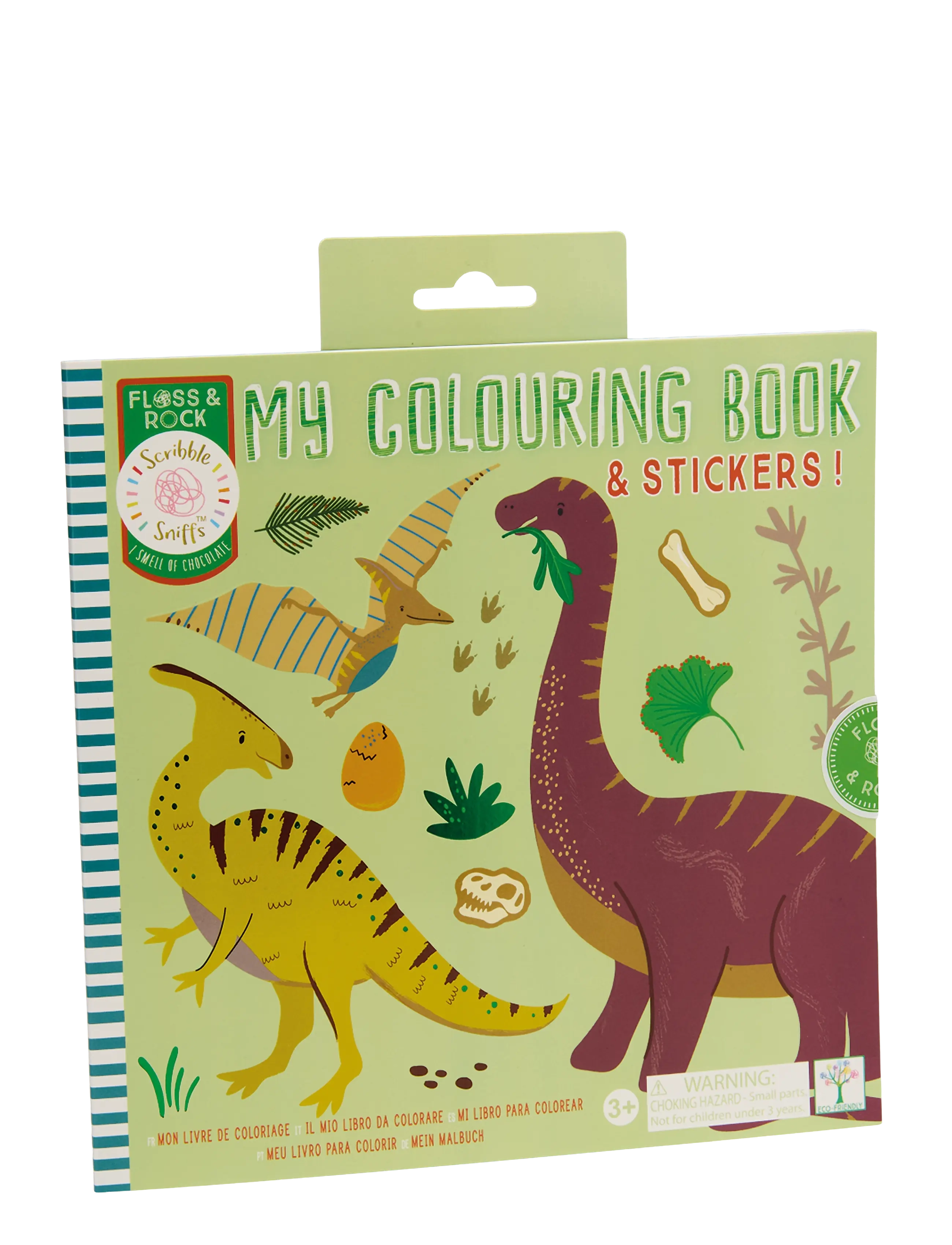 Floss & Rock My Colouring Book - Dino - Spielzeug 3-5 Jahre - GREEN / green