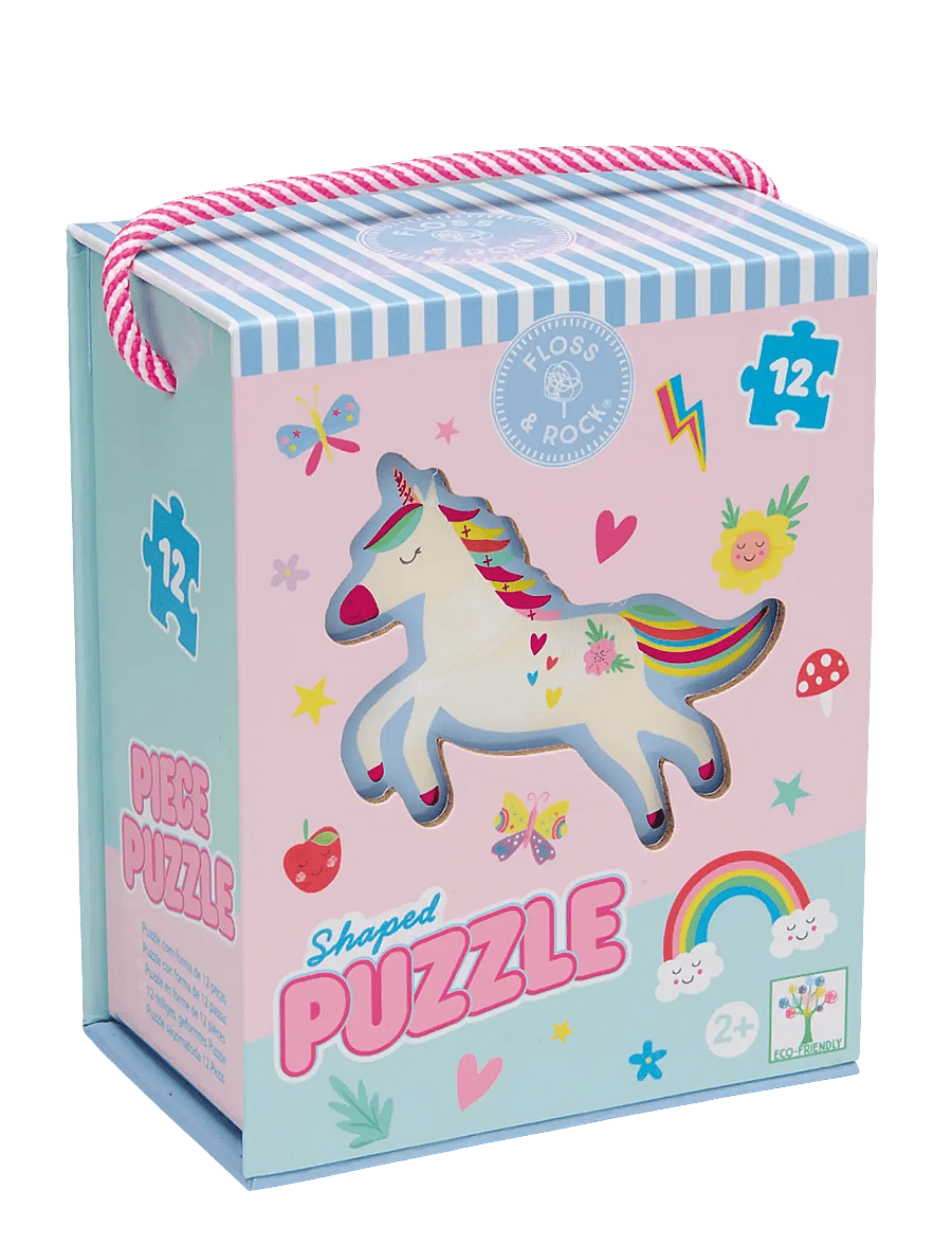 Floss & Rock - Shaped Puzzle 12 pcs. - Rainbow Fairy - classic puzzles - rainbow - 1