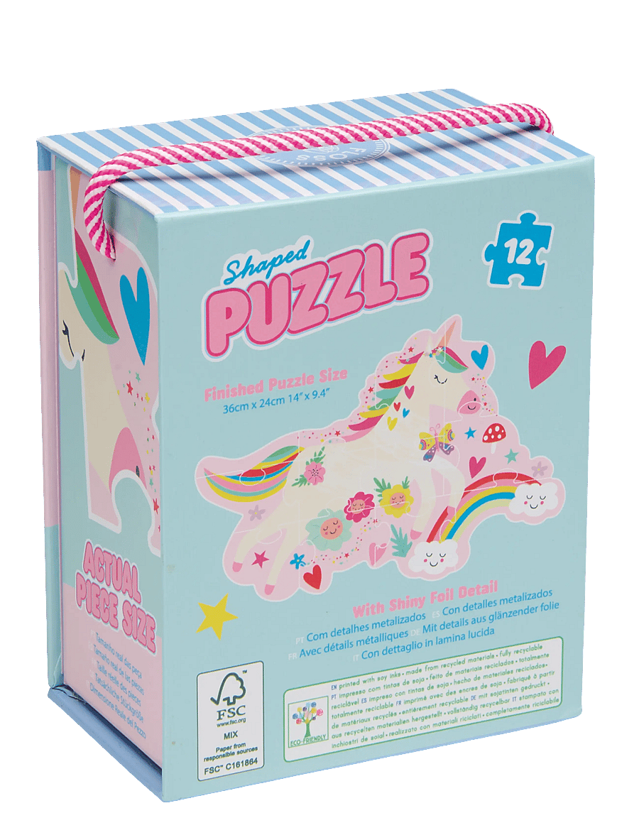Floss & Rock - Shaped Puzzle 12 pcs. - Rainbow Fairy - classic puzzles - rainbow - 2