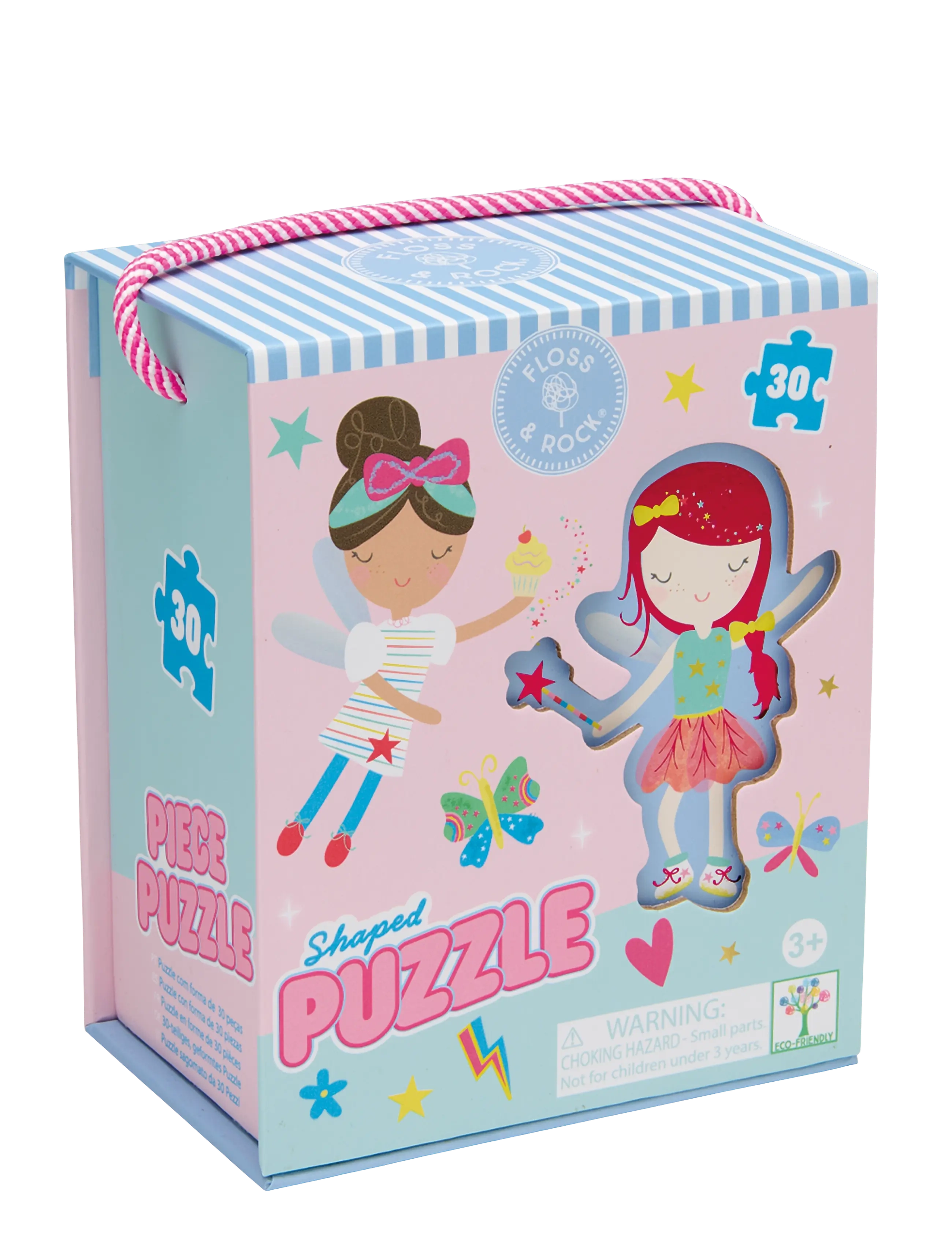 Floss & Rock Shaped Puzzle 30 pcs. - Rainbow Fairy - Spielzeug 3-5 Jahre - RAINBOW / multi