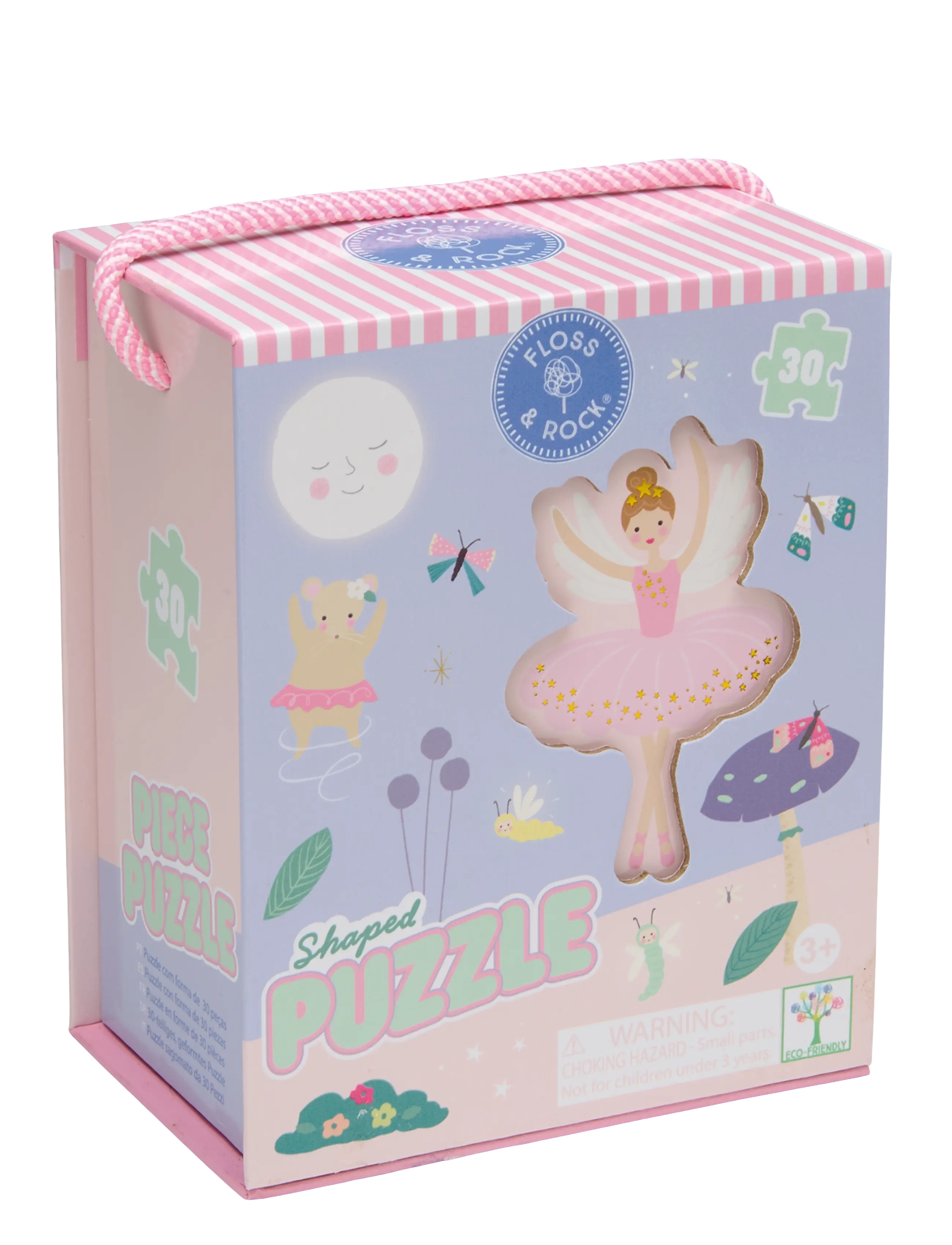 Floss & Rock Shaped Puzzle 30 pcs. - Enchanted - Spielzeug 3-5 Jahre - PURPLE / purple