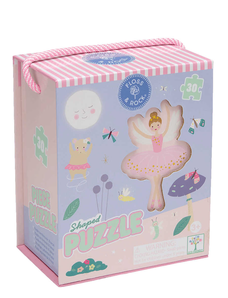 Floss & Rock - Shaped Puzzle 30 pcs. - Enchanted - purple - 0