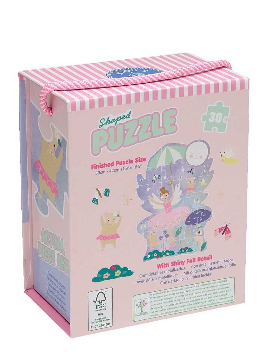 Floss & Rock - Shaped Puzzle 30 pcs. - Enchanted - purple - 1
