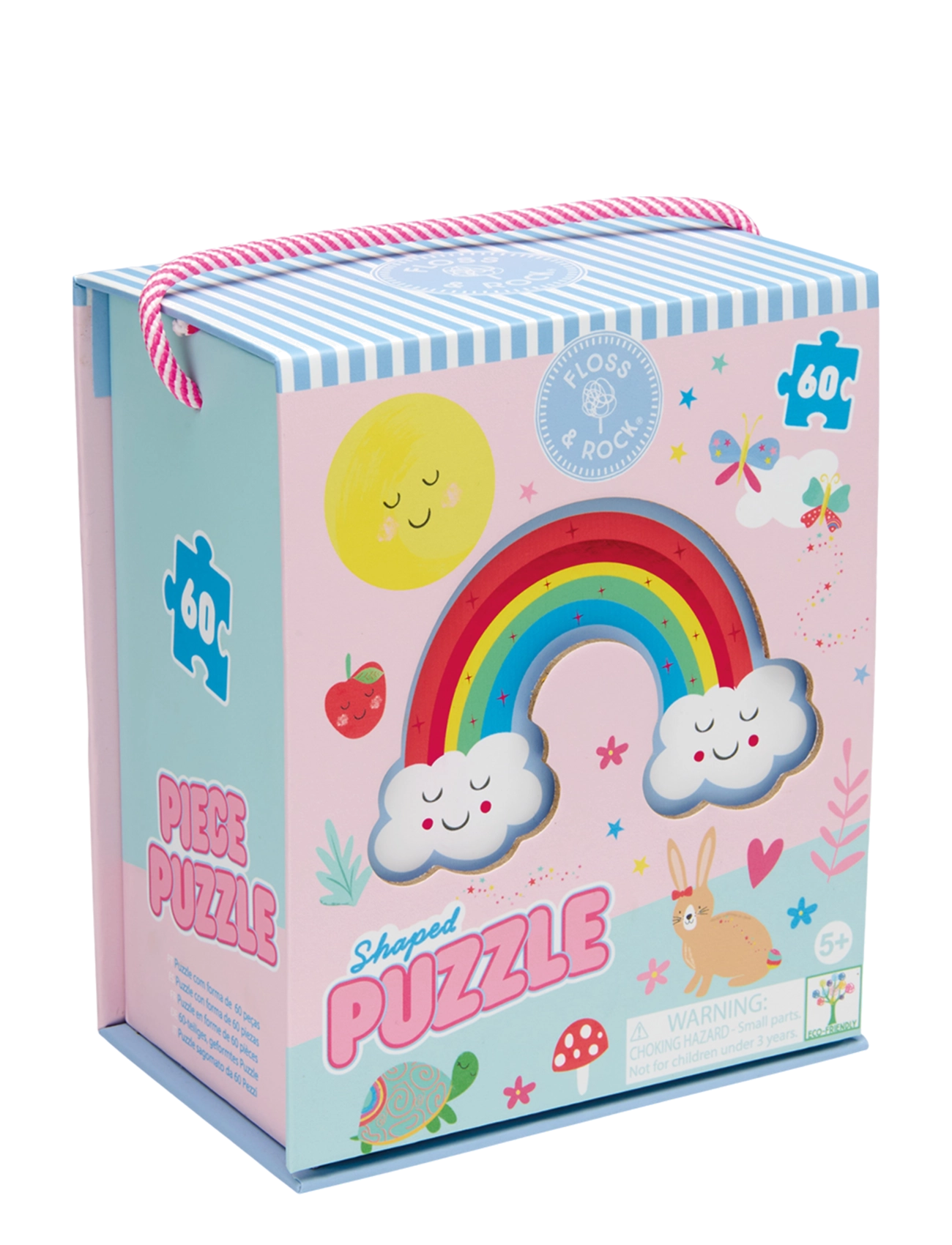 Floss & Rock Shaped Puzzle 60 pcs. - Rainbow Fairy - Classic puzzles - RAINBOW / multi