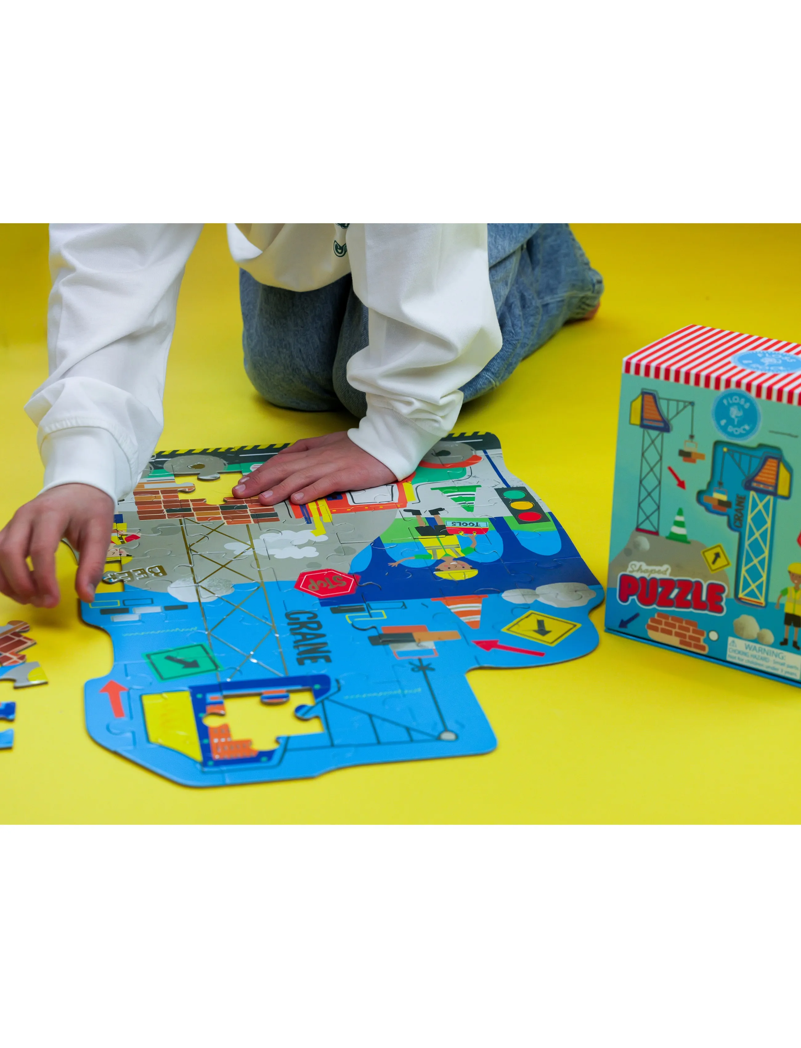 Floss & Rock - Shaped Puzzle 60 pcs. - Rainbow Fairy - rainbow - 0