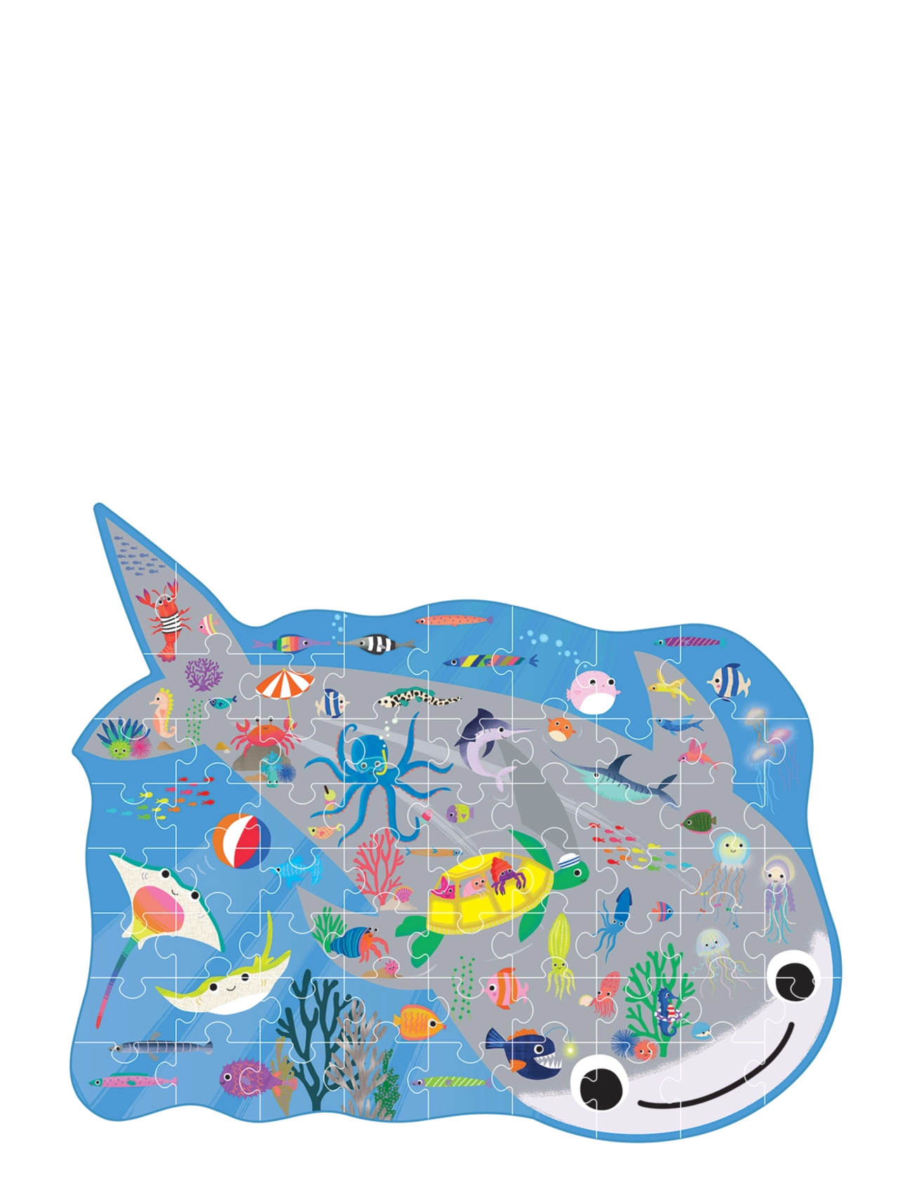 Floss & Rock - Shaped Puzzle 60 pcs. - Ocean - klassische puzzles - blue - 2