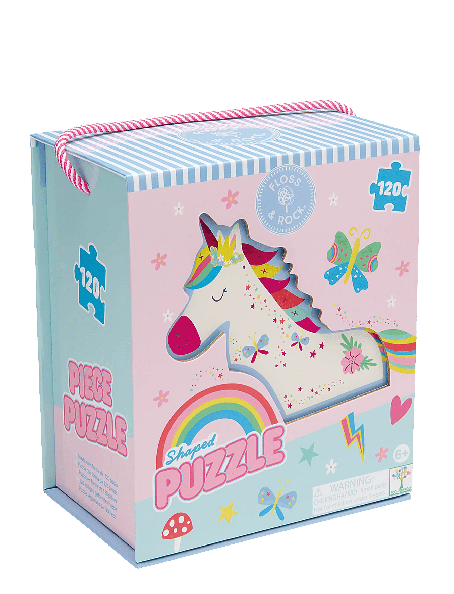 Floss & Rock - Shaped Puzzle 120 pcs. - Rainbow Fairy - classic puzzles - rainbow - 1