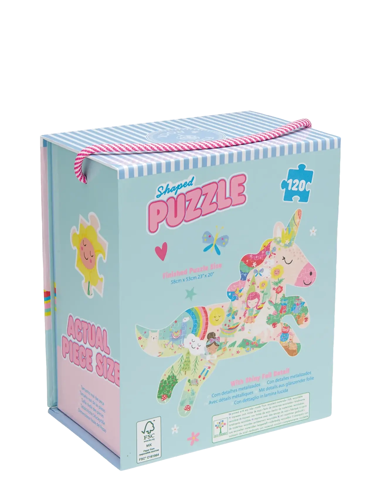 Floss & Rock - Shaped Puzzle 120 pcs. - Rainbow Fairy - classic puzzles - rainbow - 2