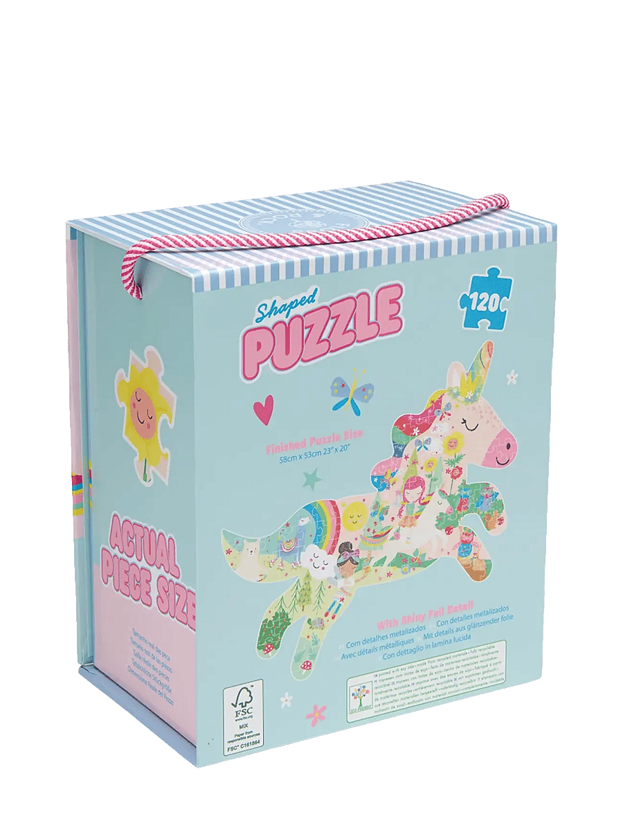 Floss & Rock - Shaped Puzzle 120 pcs. - Rainbow Fairy - classic puzzles - rainbow - 2