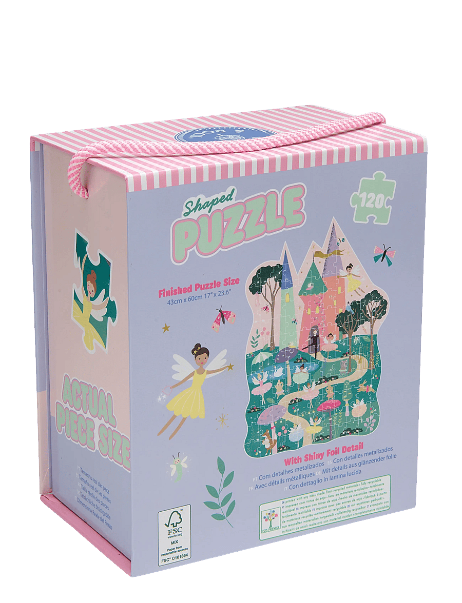 Floss & Rock - Shaped Puzzle 120 pcs. - Enchanted - klassische puzzles - purple - 2