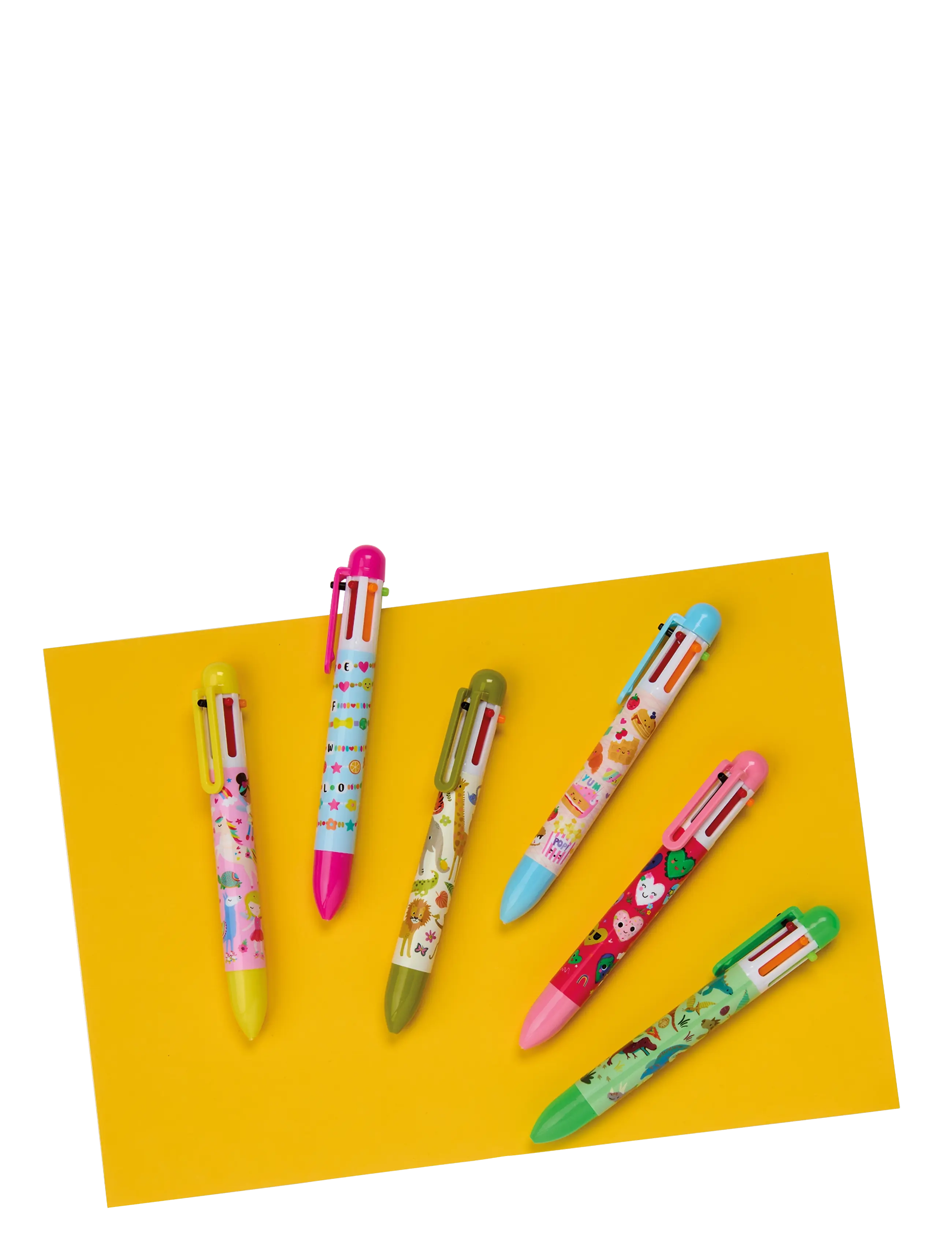 Floss & Rock - Click Pen 6 Colour - Sweet Treats - pink - 1