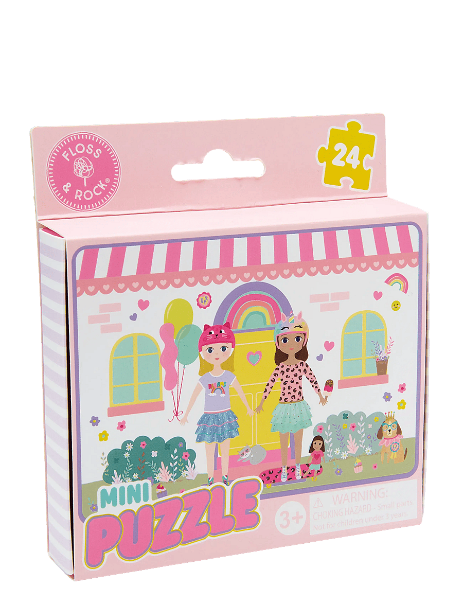 Floss & Rock - Mini Puzzle 24 pcs. - Best Friends - pink - 0