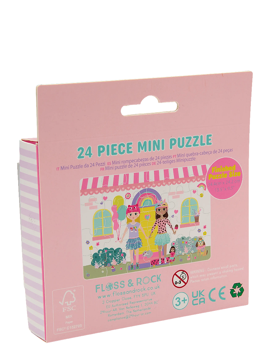 Floss & Rock - Mini Puzzle 24 pcs. - Best Friends - pink - 1
