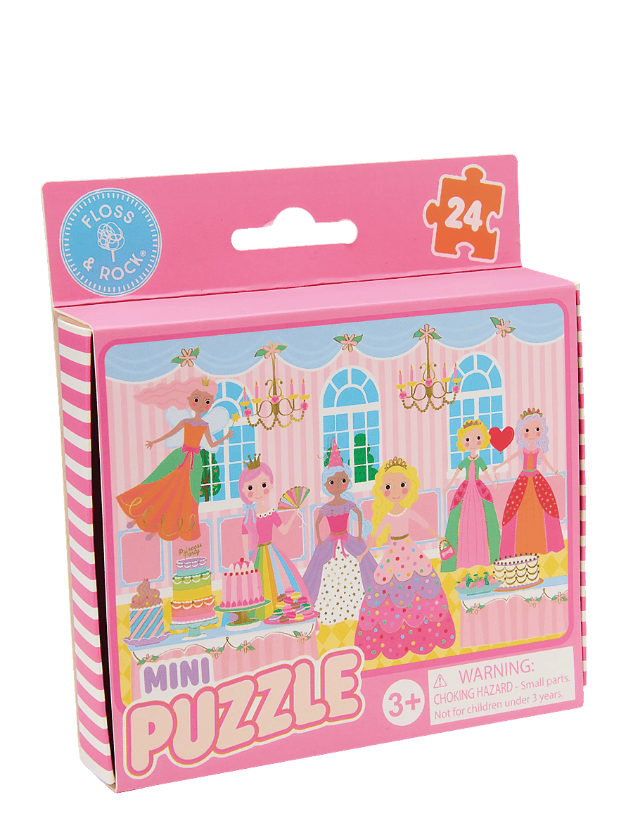 Floss & Rock - Mini Puzzle 24 pcs. - Princess - pink - 0