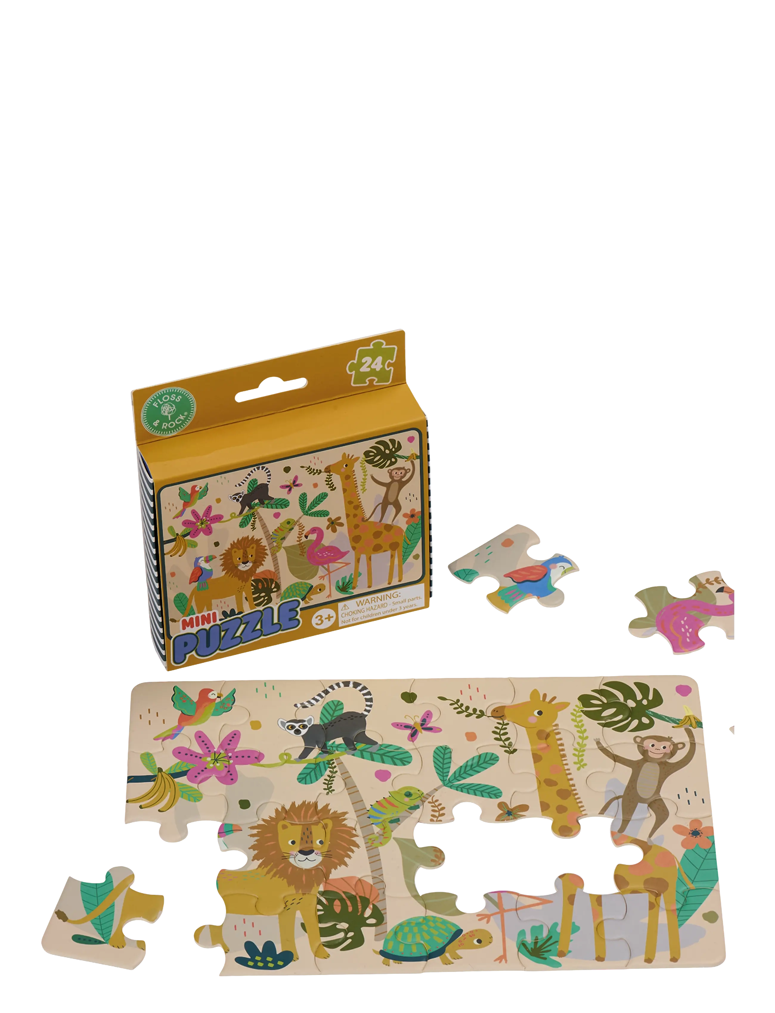 Floss & Rock - Mini Puzzle 24 pcs. - Jungle - klassische puzzles - green - 3