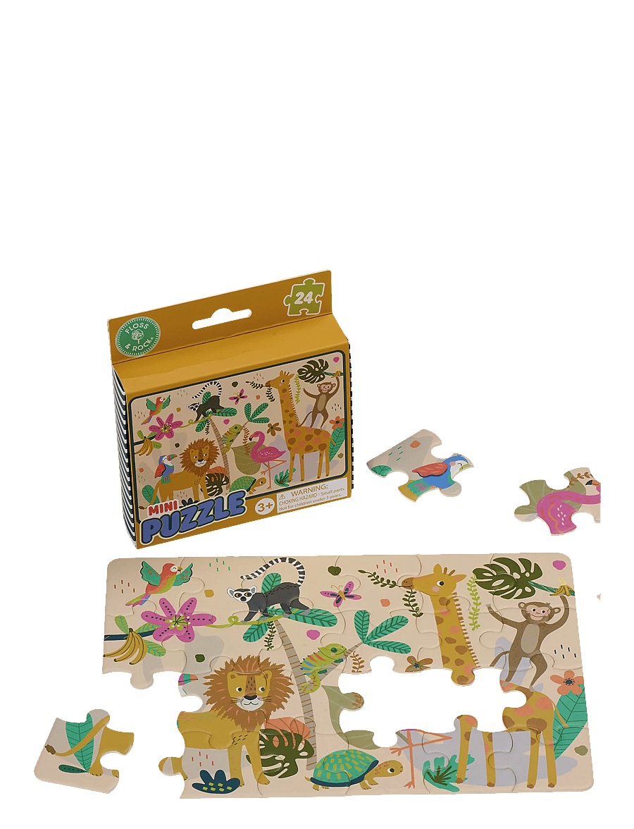 Floss & Rock - Mini Puzzle 24 pcs. - Jungle - klassische puzzles - green - 3