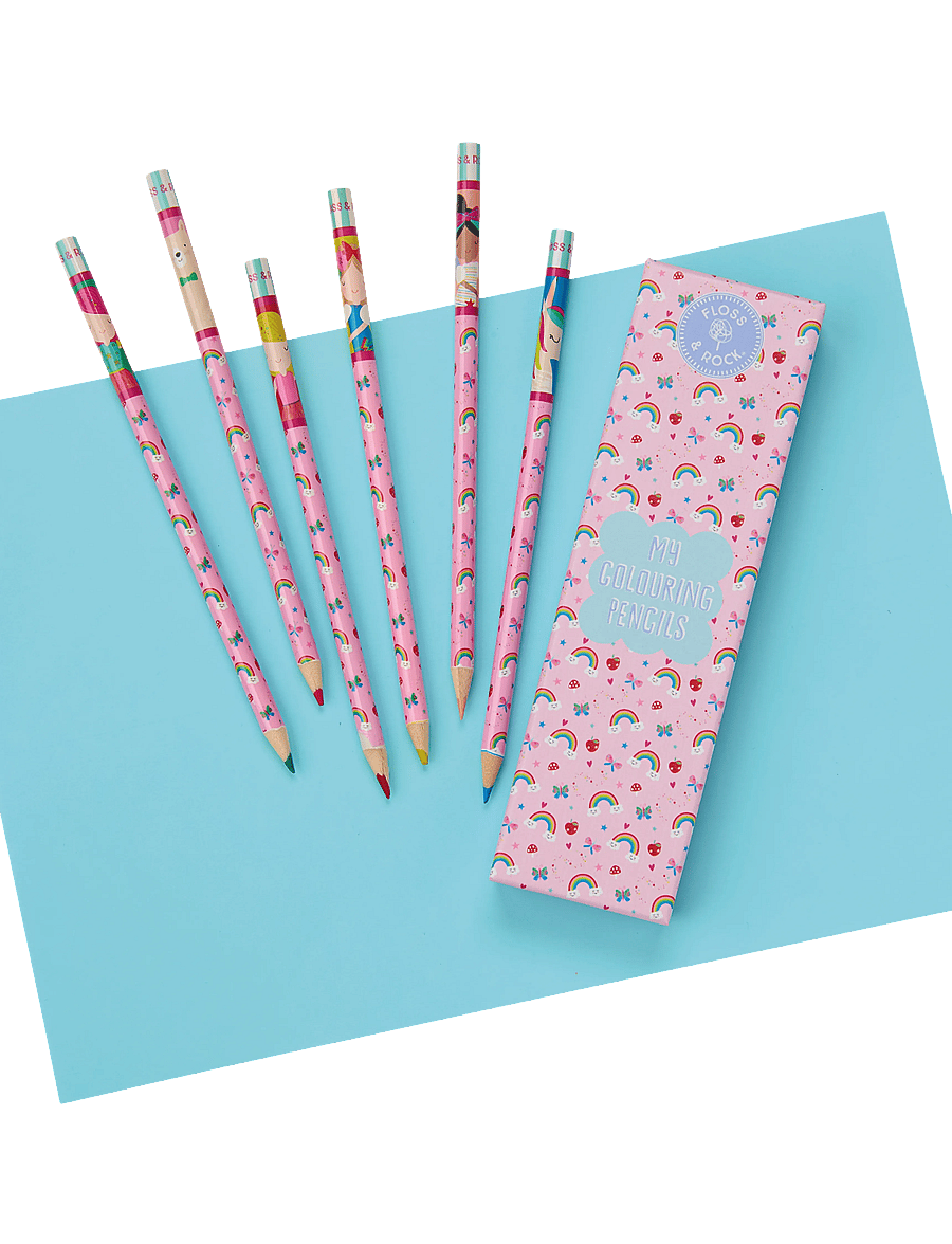 Floss & Rock - Colouring Pencils 6 Pack - Rainbow Fairy - bleistifte - rainbow - 0