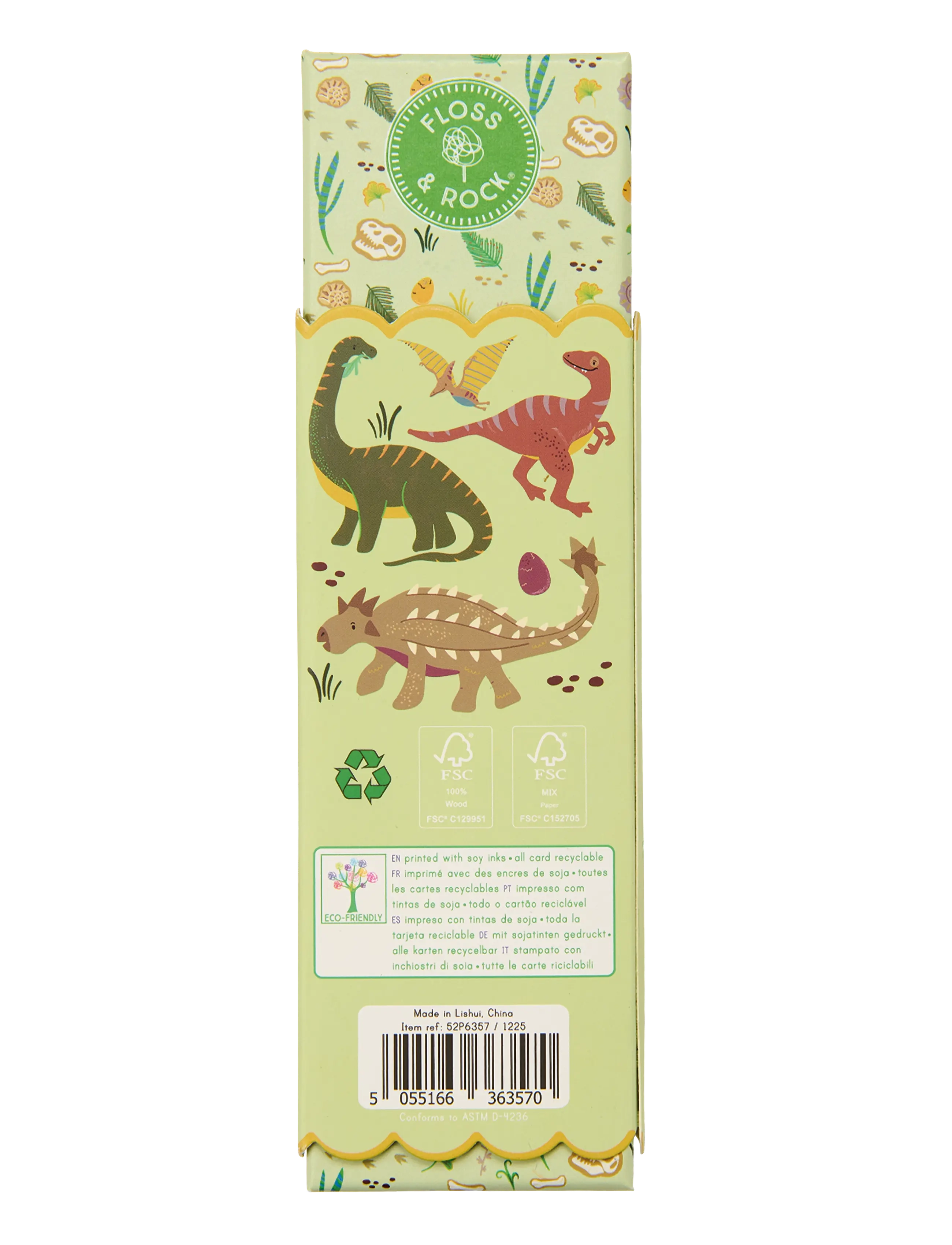 Floss & Rock - Colouring Pencils 6 Pack - Dino - green - 1