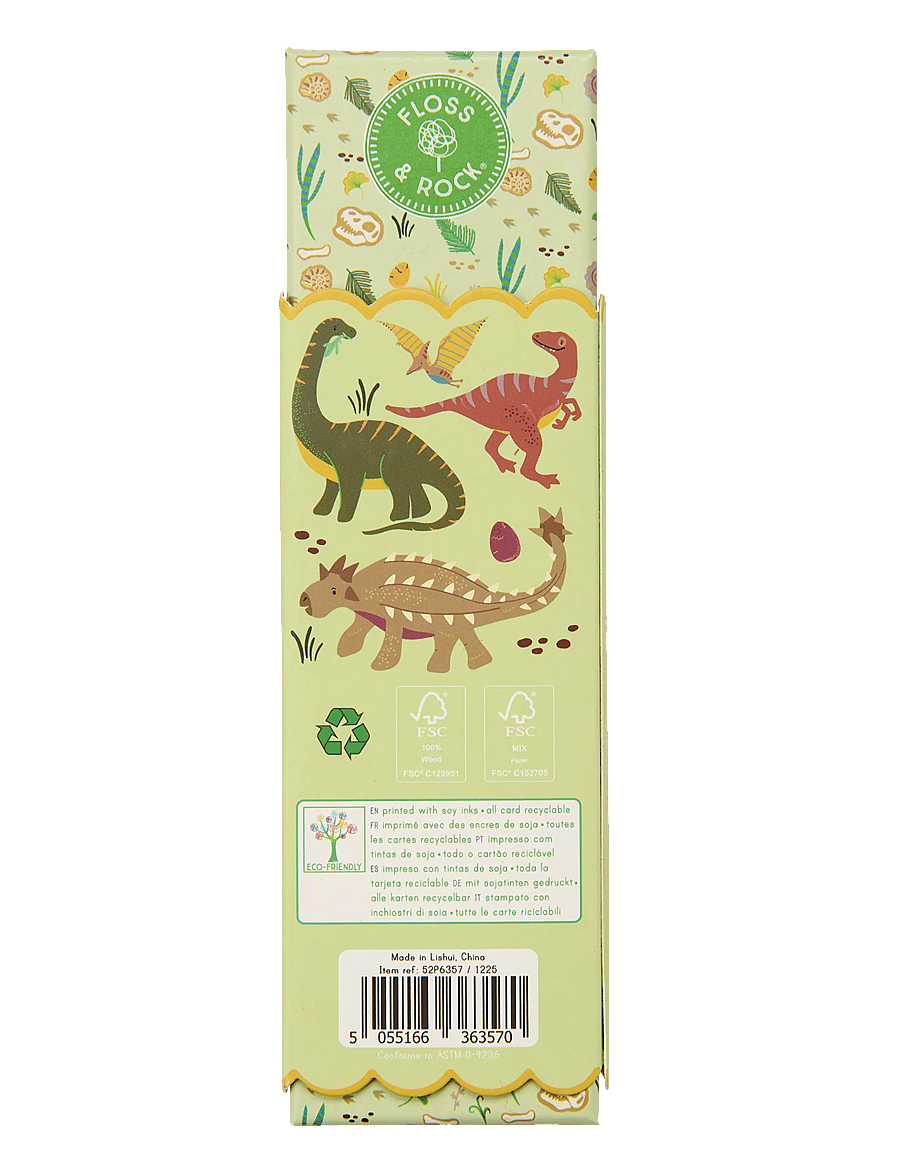 Floss & Rock - Colouring Pencils 6 Pack - Dino - green - 1