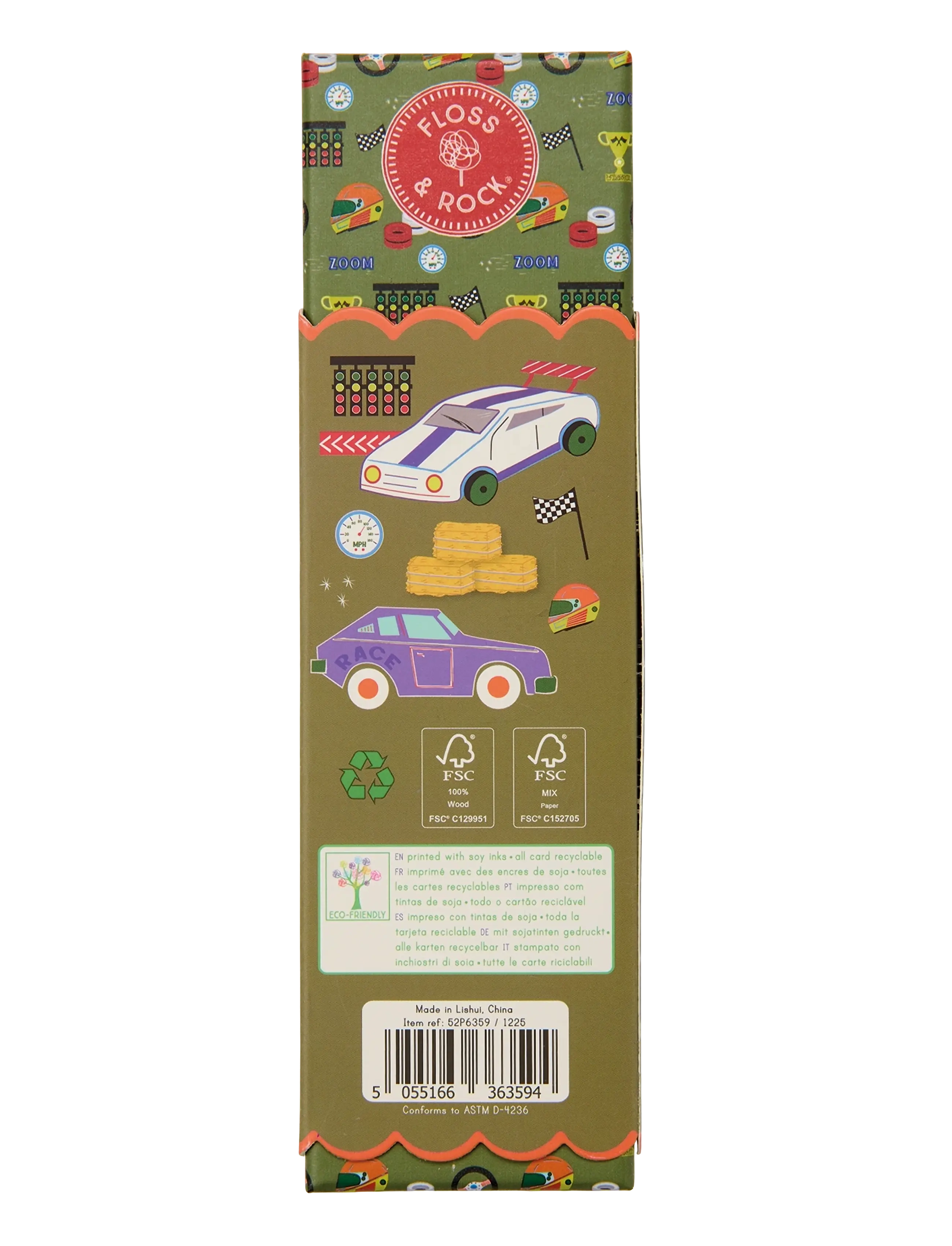Floss & Rock - Colouring Pencils 6 Pack - Cars - bleistifte - red - 2